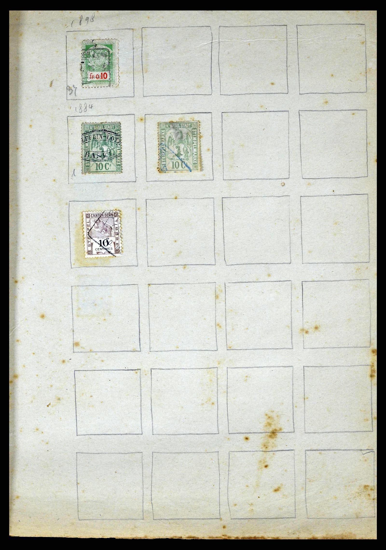 38898 0058 - Postzegelverzameling 38898 Wereld fiscaal en cinderella's 1870-1950.