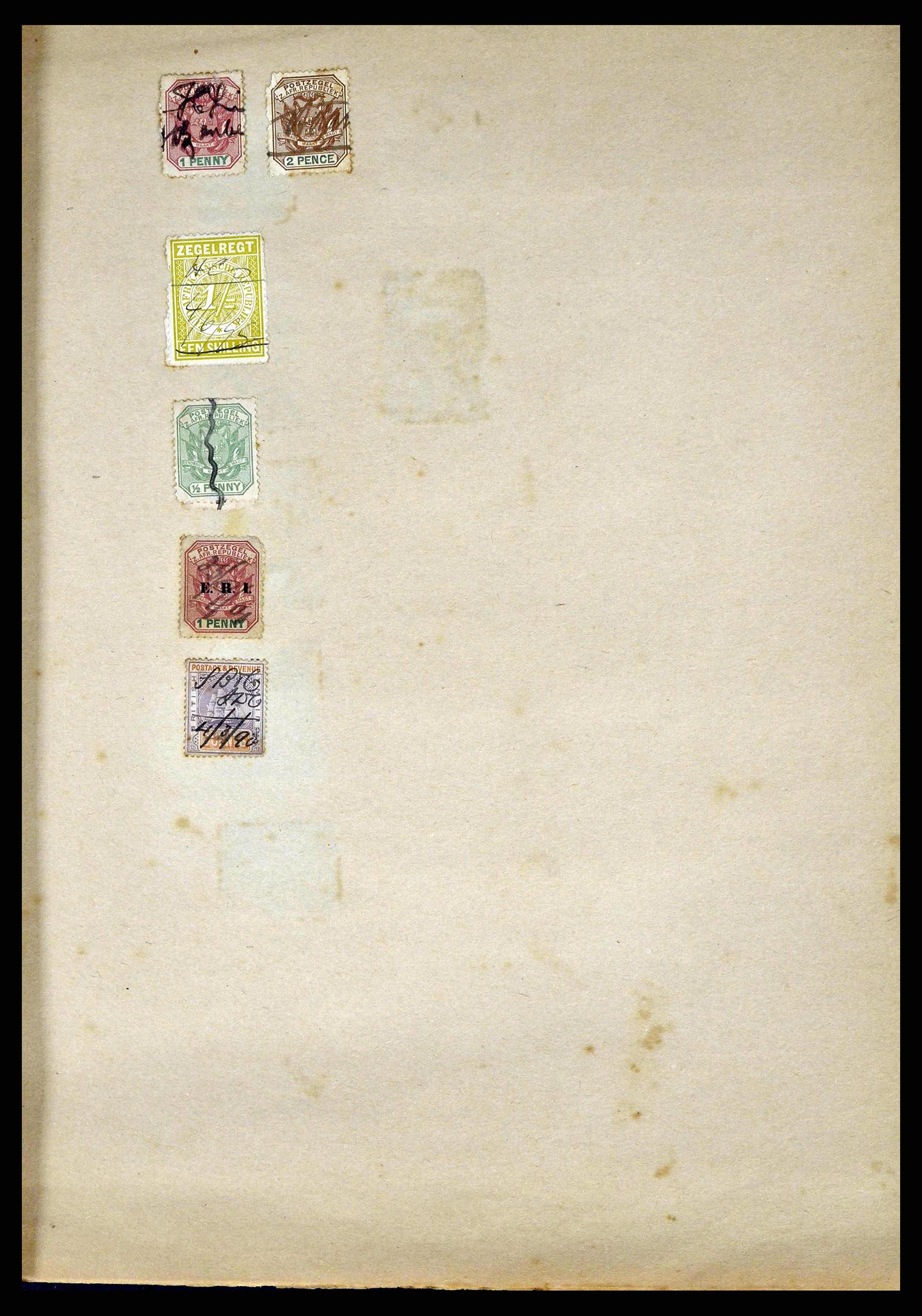 38898 0059 - Postzegelverzameling 38898 Wereld fiscaal en cinderella's 1870-1950.