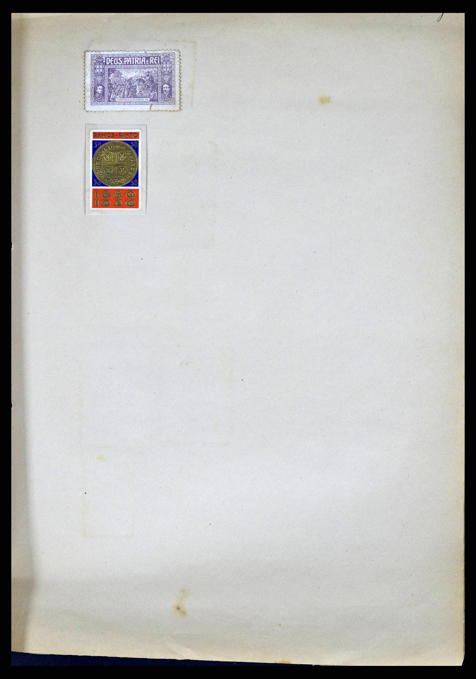 38898 0181 - Postzegelverzameling 38898 Wereld fiscaal en cinderella's 1870-1950.