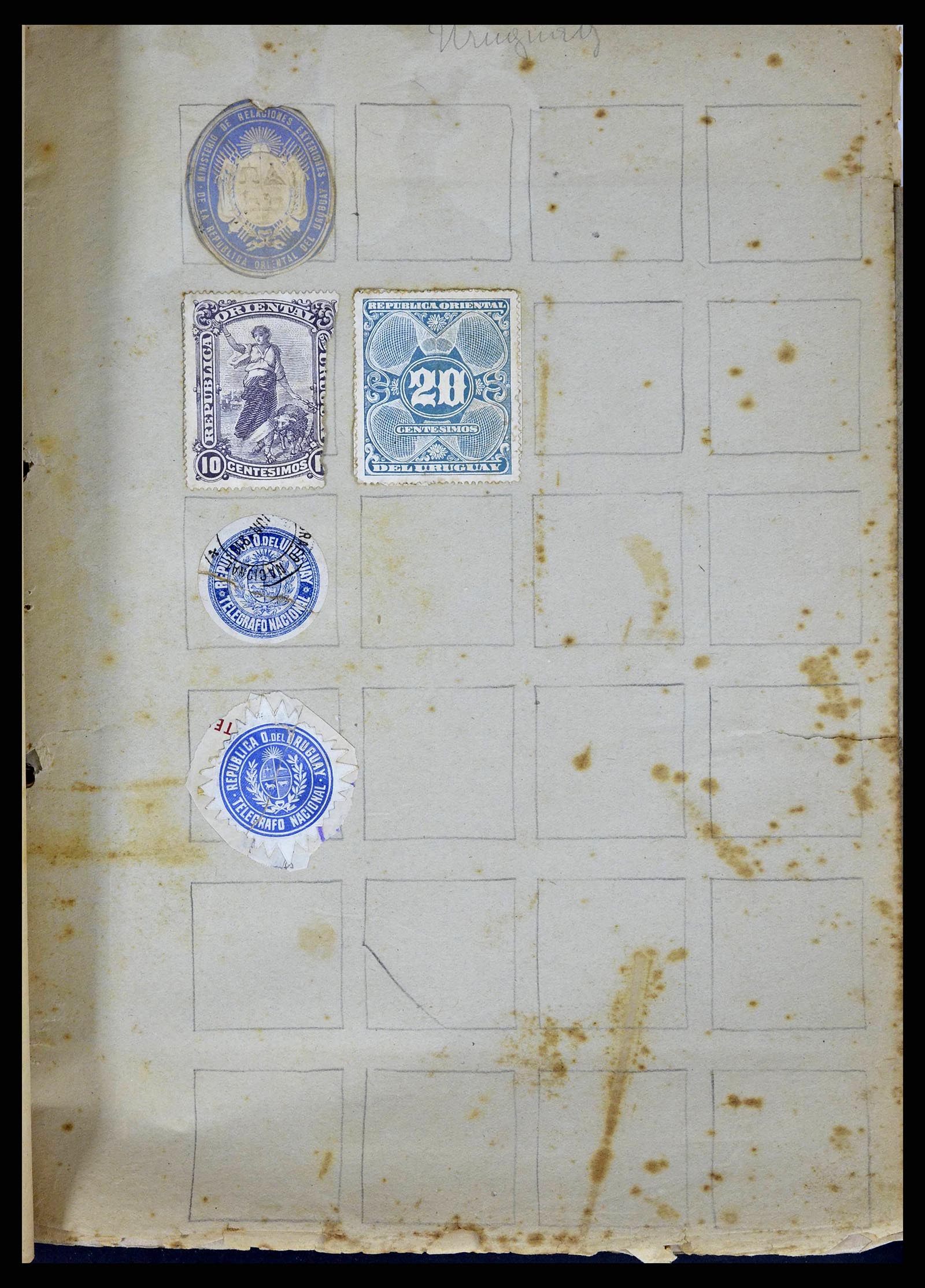 38898 0189 - Stamp collection 38898 World fiscal and cinderella's 1870-1950.