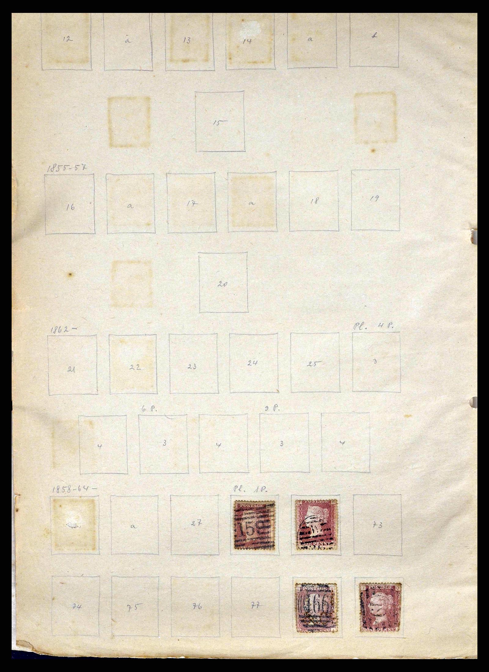38898 0191 - Postzegelverzameling 38898 Wereld fiscaal en cinderella's 1870-1950.