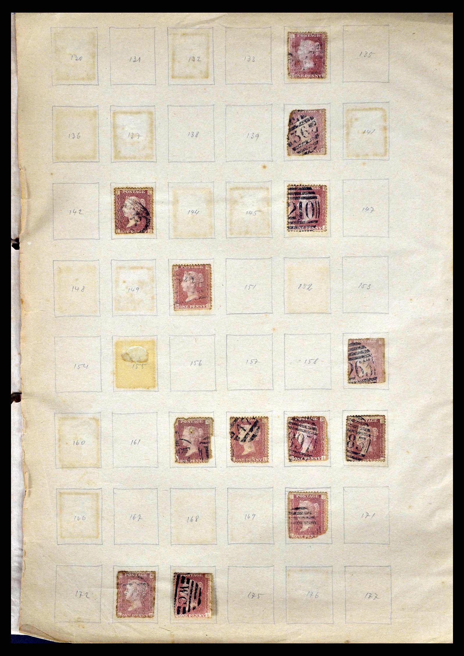 38898 0193 - Stamp collection 38898 World fiscal and cinderella's 1870-1950.