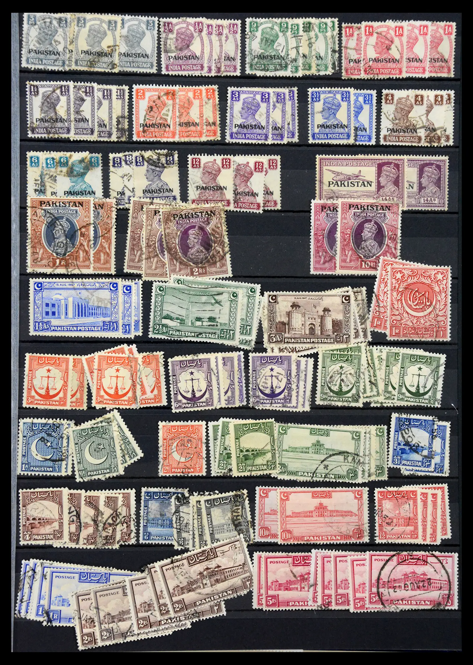 38903 0033 - Stamp collection 38903 Pakistan 1947-1994.