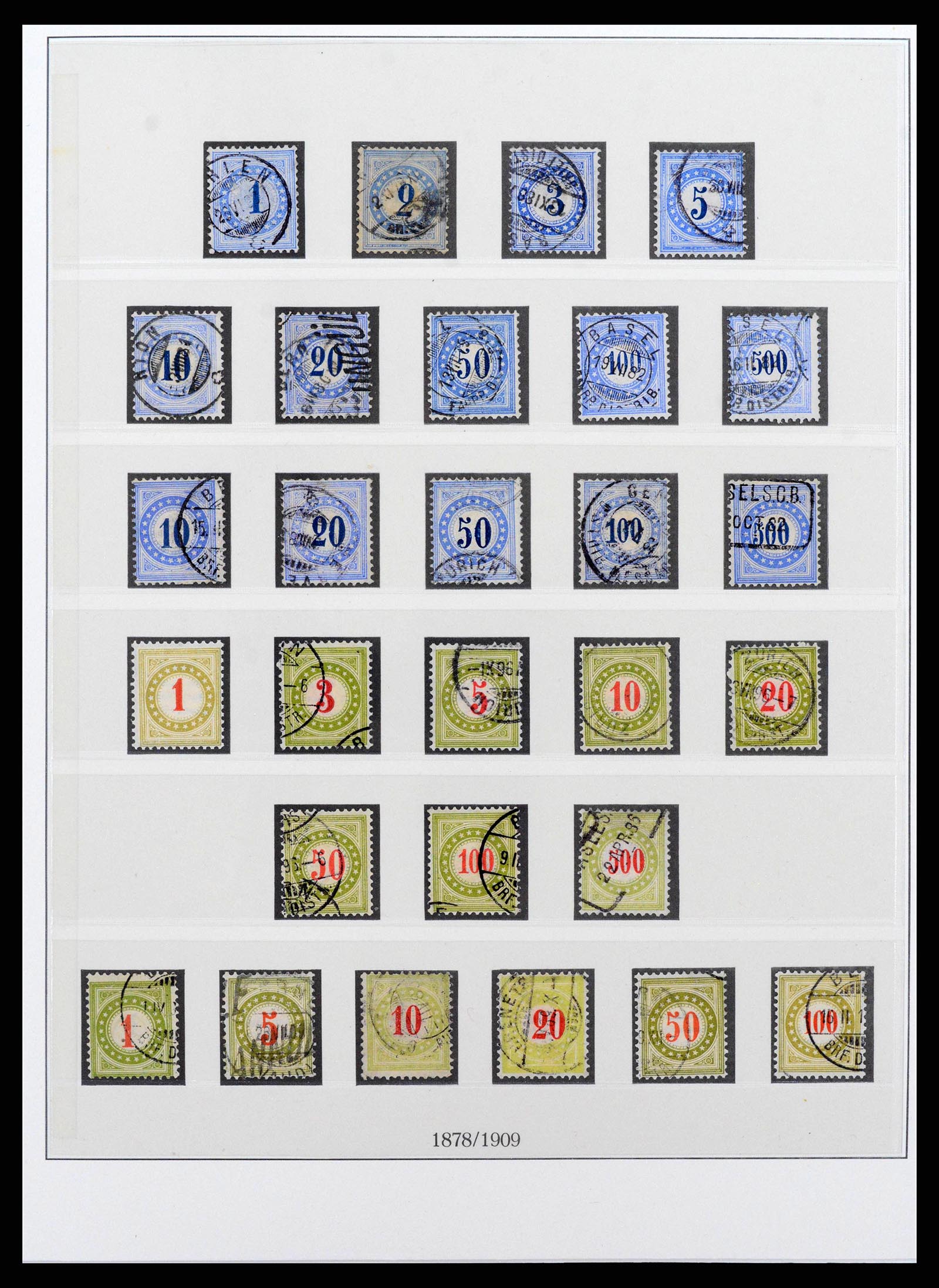 38905 0006 - Stamp collection 38905 Switzerland 1850-1995.