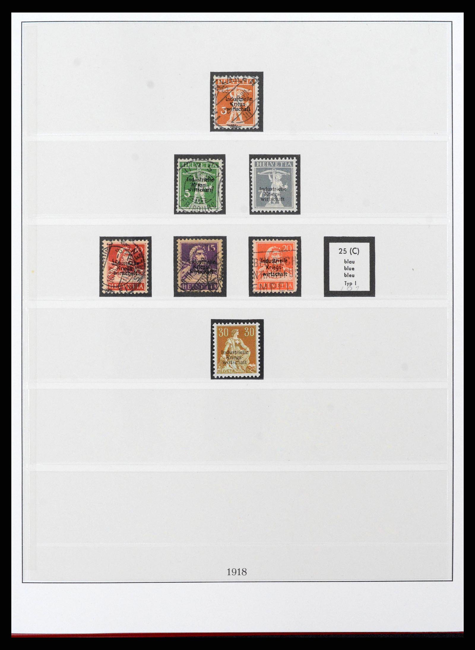 38905 0018 - Postzegelverzameling 38905 Zwitserland 1850-1995.