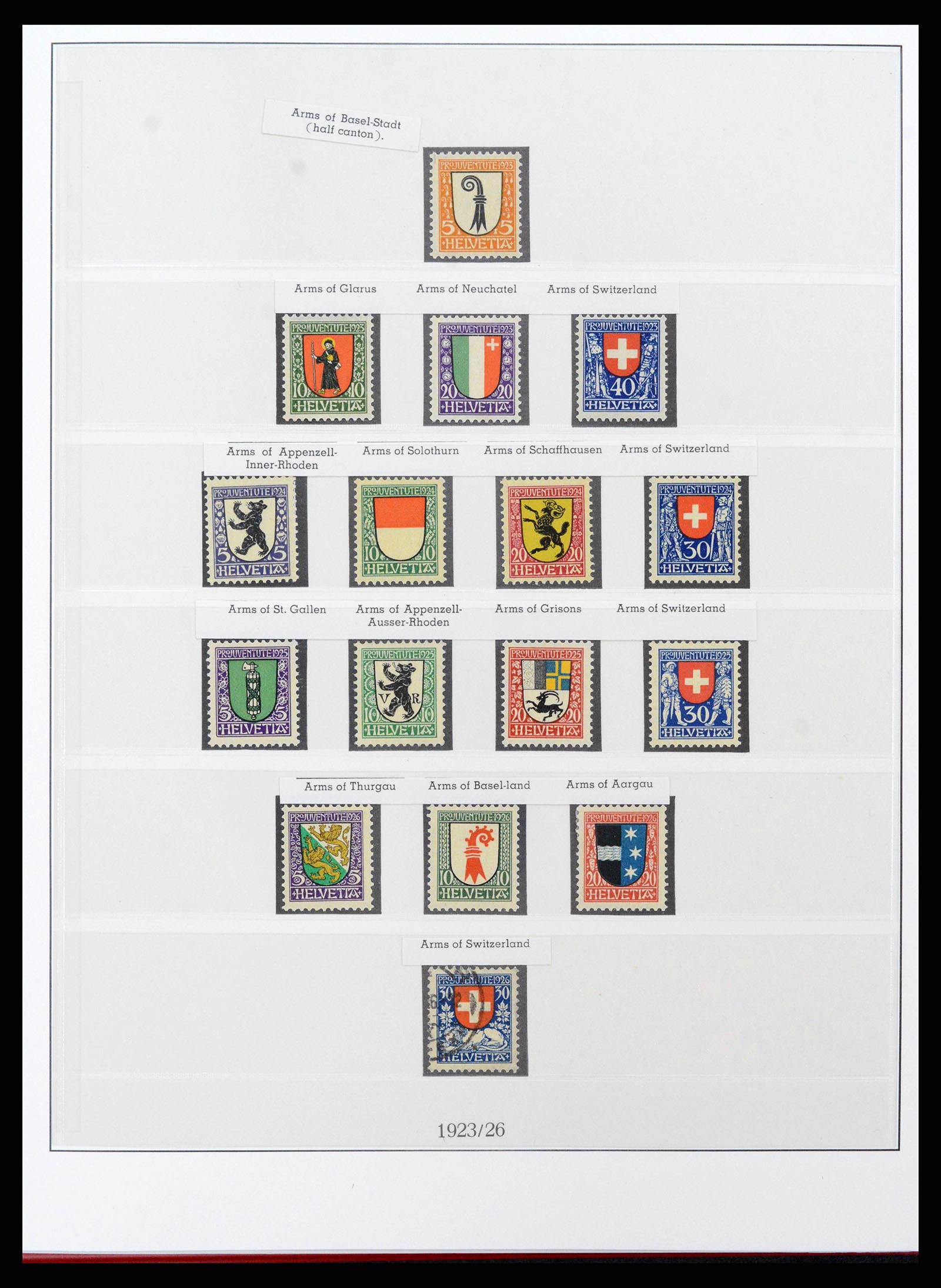 38905 0021 - Stamp collection 38905 Switzerland 1850-1995.