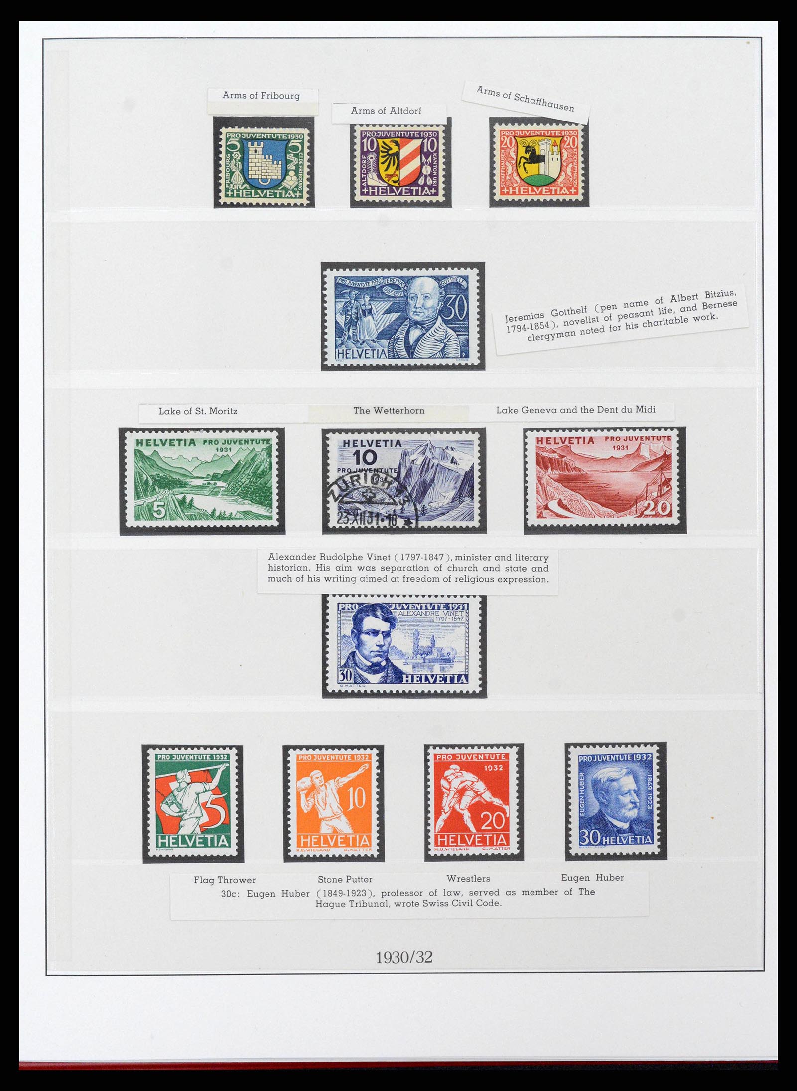 38905 0023 - Stamp collection 38905 Switzerland 1850-1995.