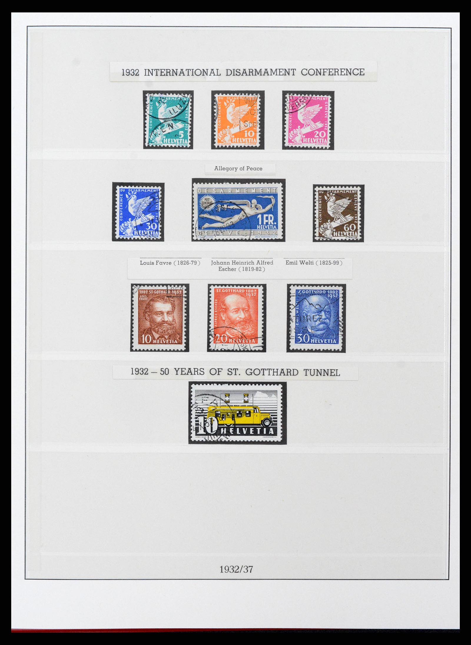 38905 0024 - Stamp collection 38905 Switzerland 1850-1995.