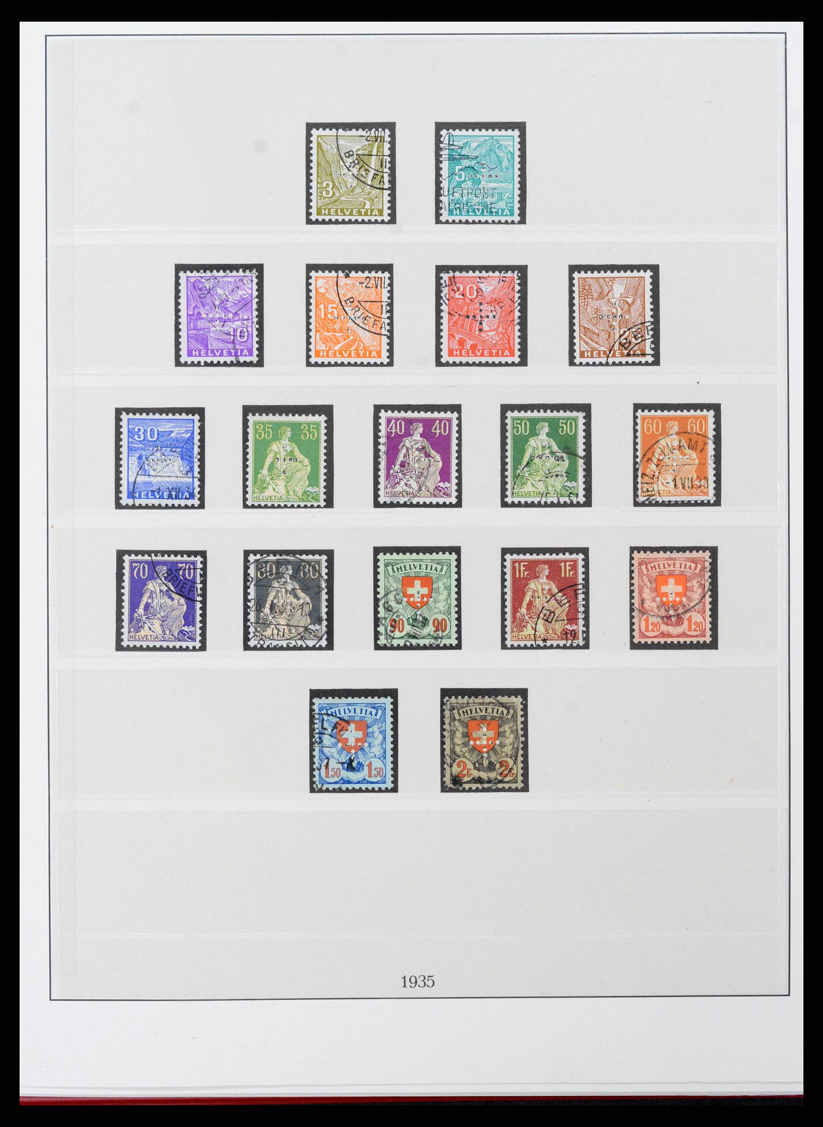 38905 0026 - Stamp collection 38905 Switzerland 1850-1995.