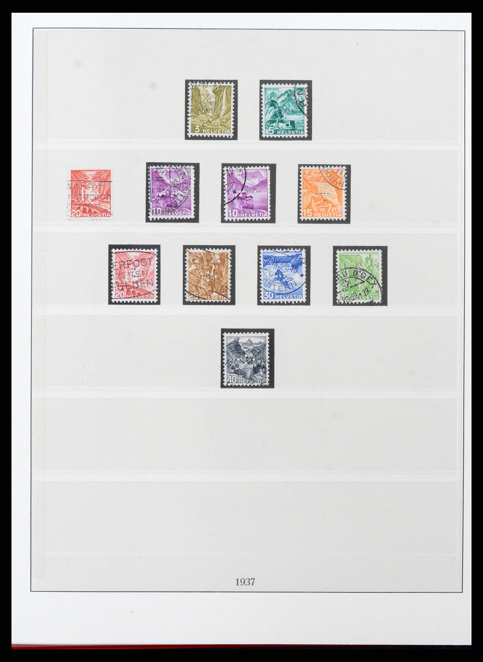 38905 0031 - Stamp collection 38905 Switzerland 1850-1995.