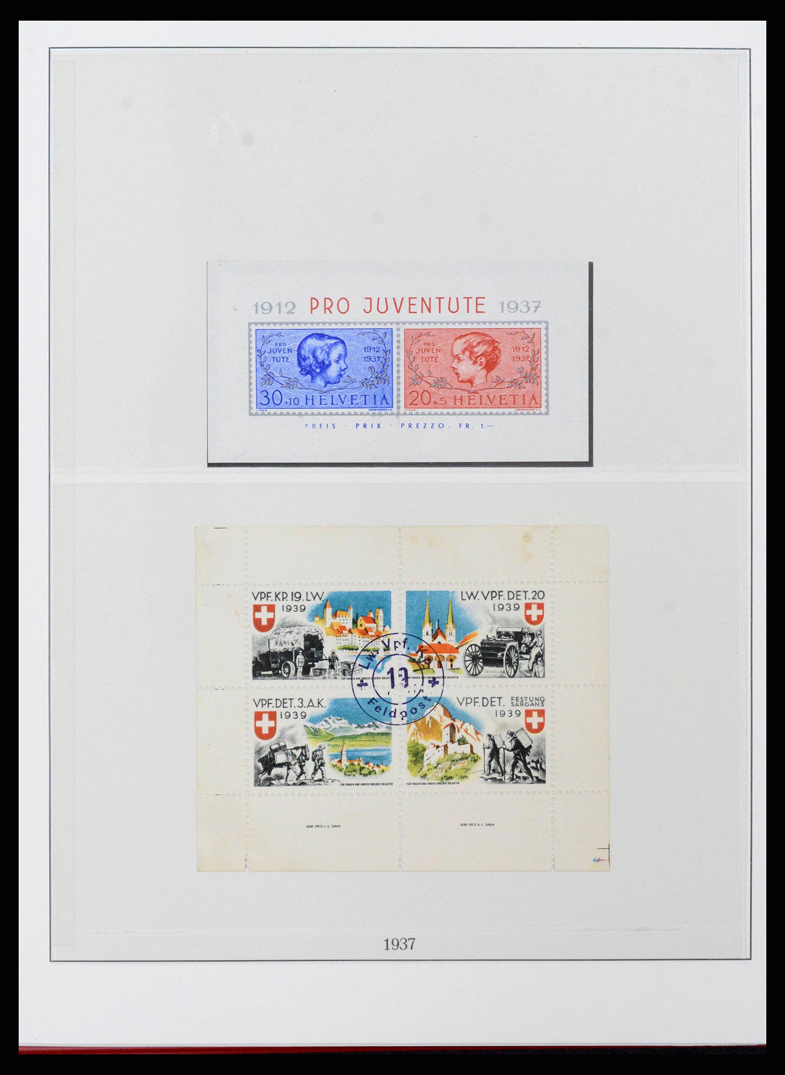 38905 0033 - Stamp collection 38905 Switzerland 1850-1995.