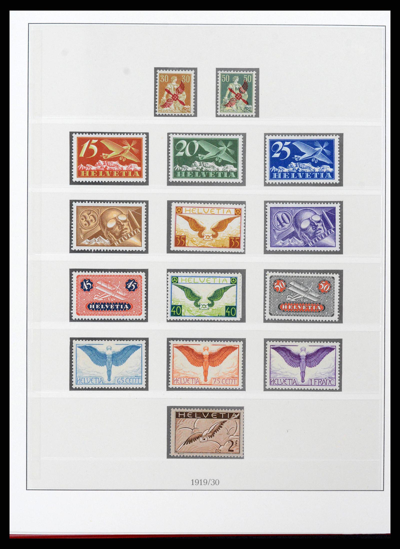 38905 0034 - Stamp collection 38905 Switzerland 1850-1995.