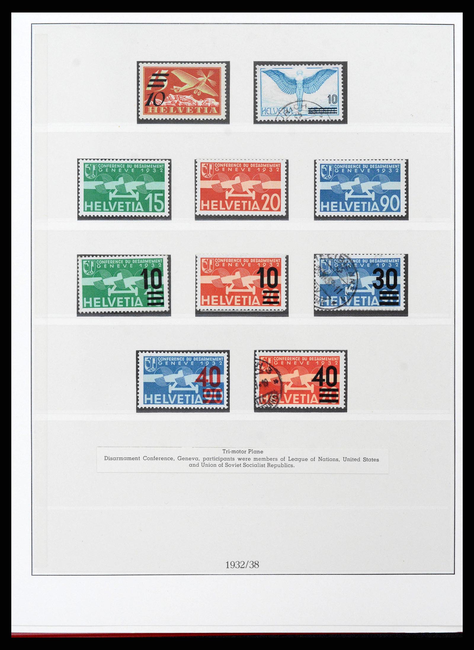 38905 0035 - Stamp collection 38905 Switzerland 1850-1995.