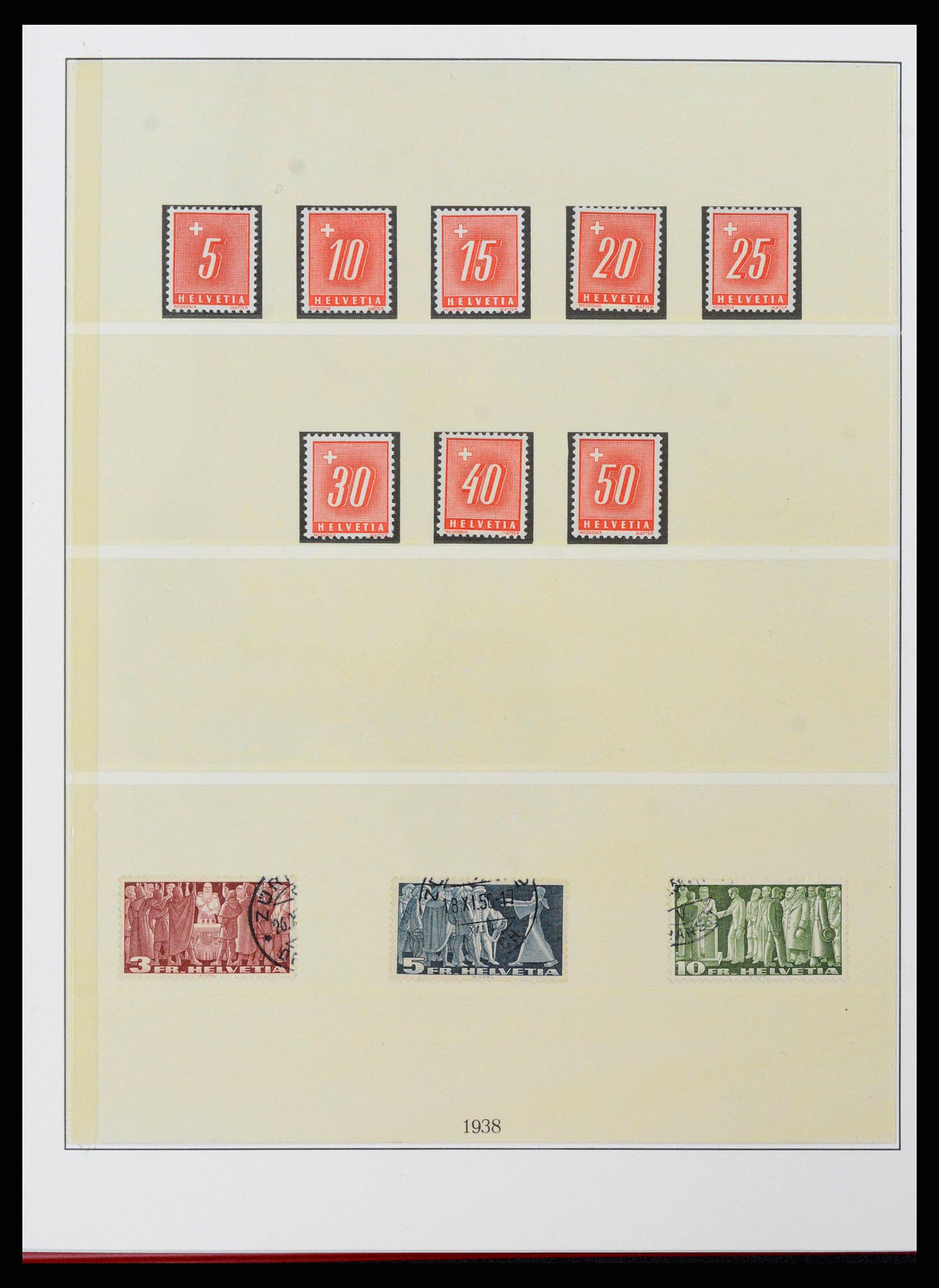 38905 0038 - Stamp collection 38905 Switzerland 1850-1995.