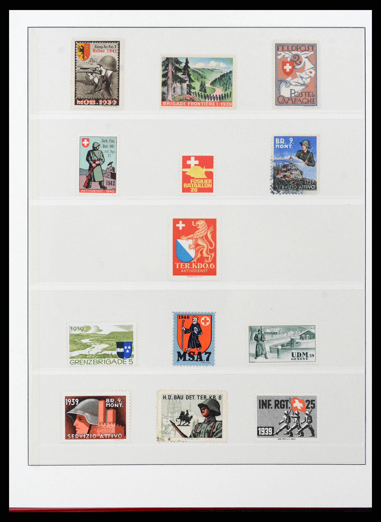 38905 0042 - Stamp collection 38905 Switzerland 1850-1995.