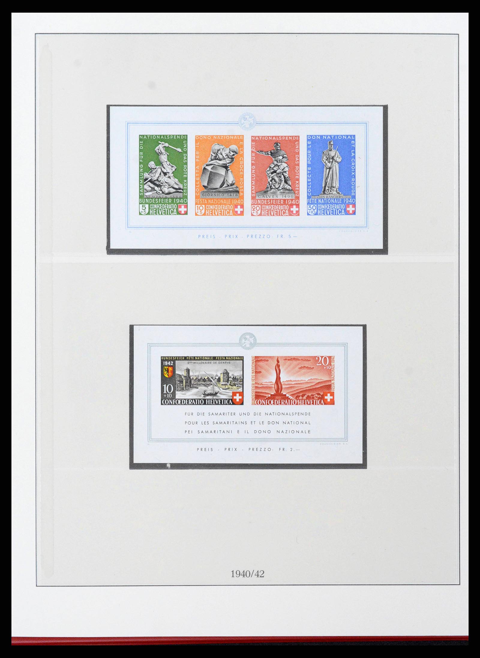 38905 0046 - Stamp collection 38905 Switzerland 1850-1995.
