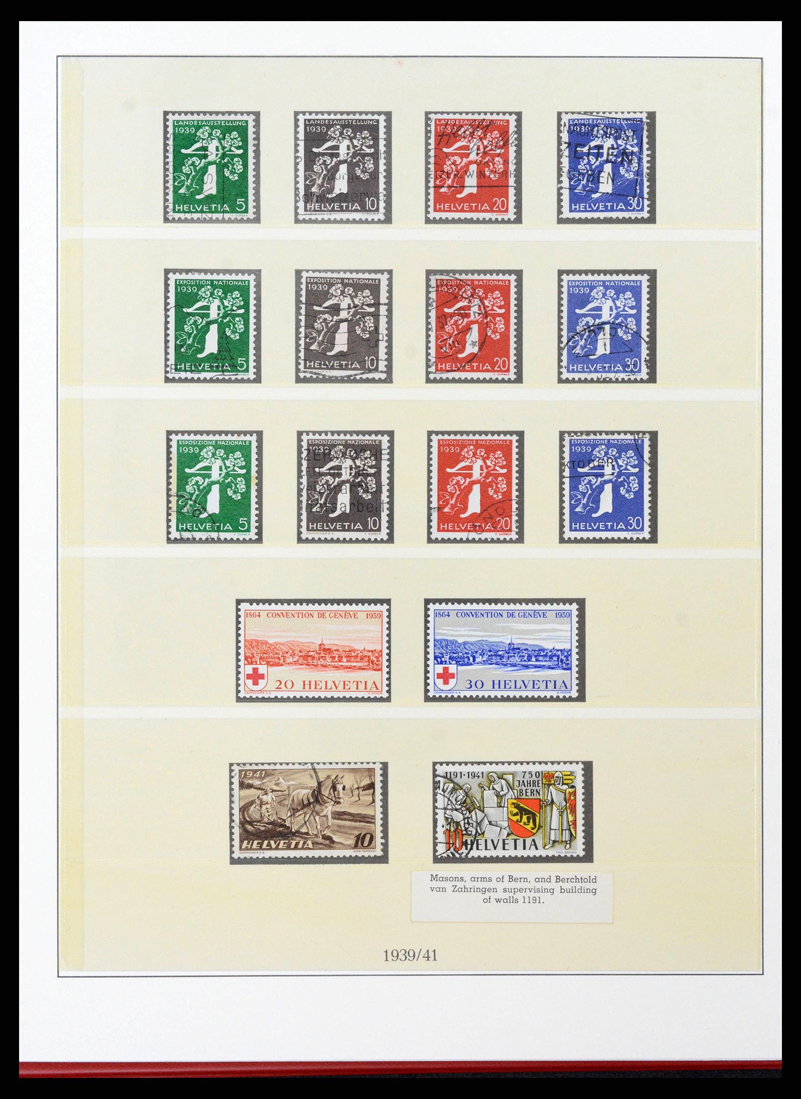 38905 0049 - Stamp collection 38905 Switzerland 1850-1995.