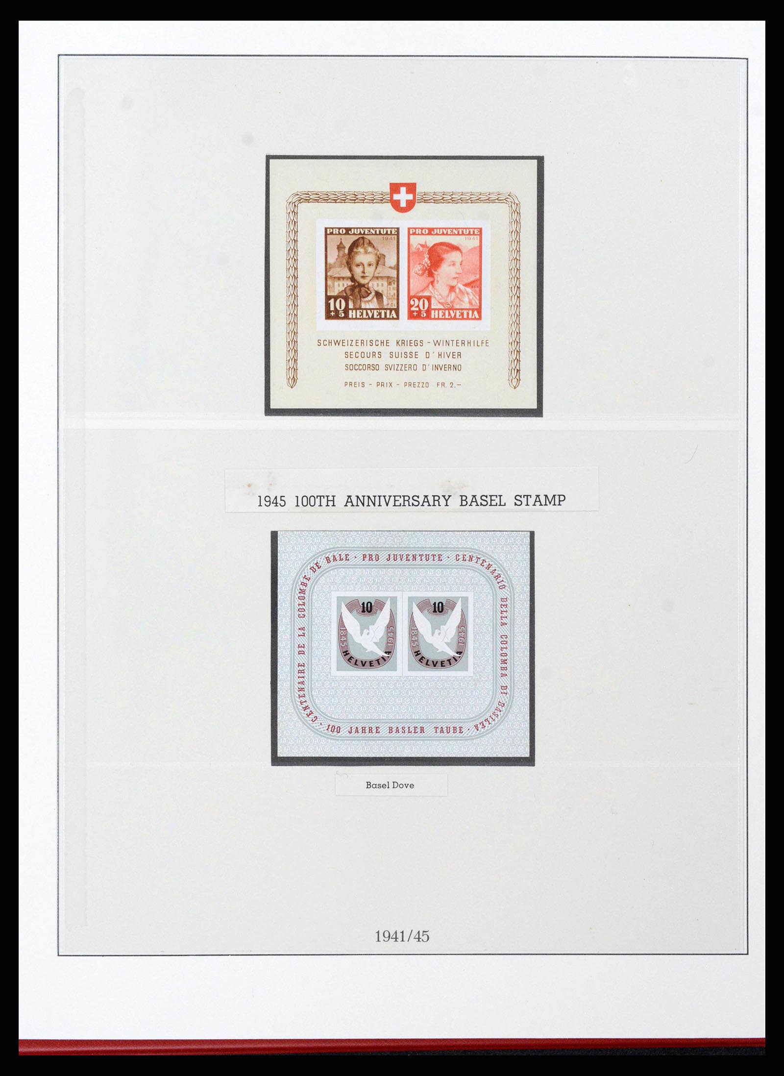 38905 0050 - Stamp collection 38905 Switzerland 1850-1995.