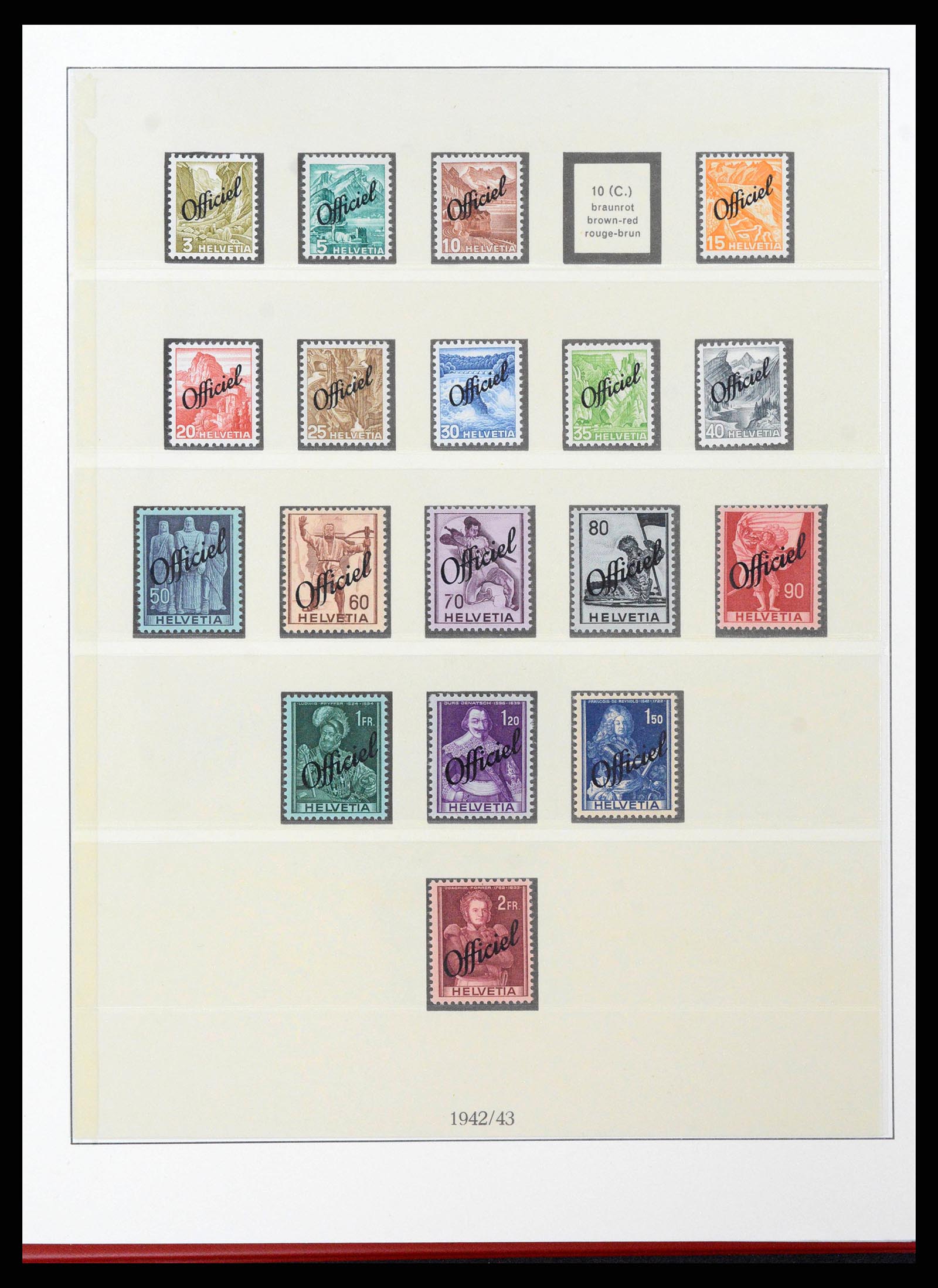 38905 0052 - Stamp collection 38905 Switzerland 1850-1995.