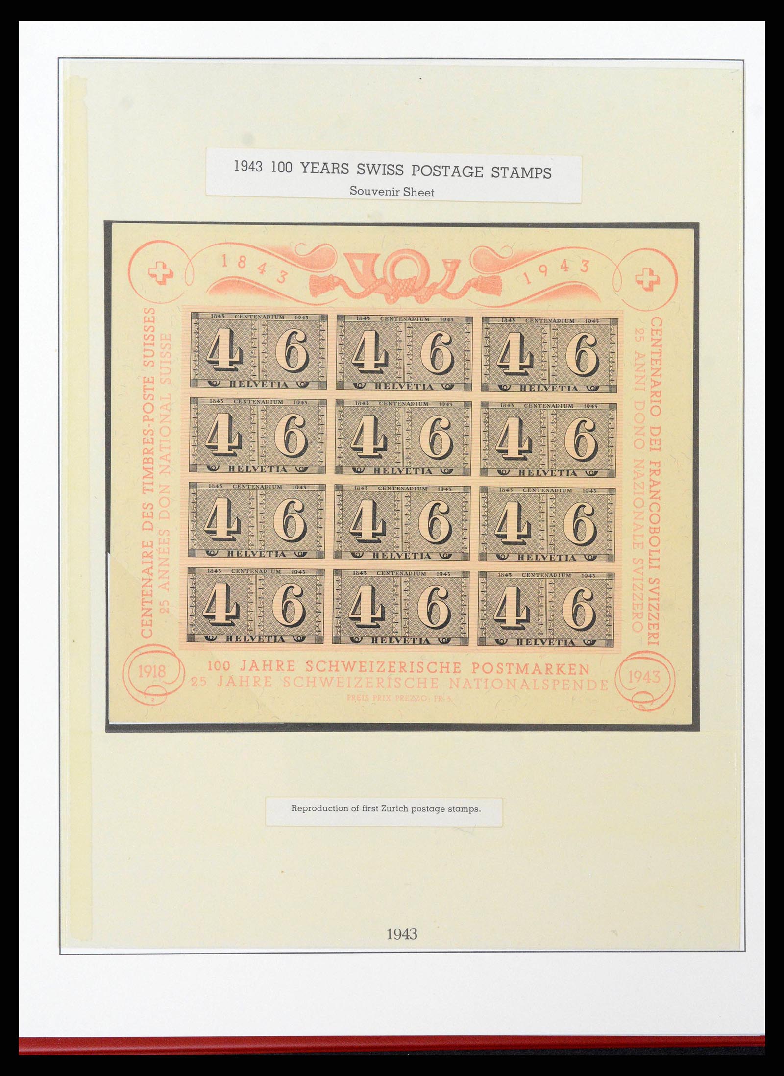 38905 0055 - Stamp collection 38905 Switzerland 1850-1995.