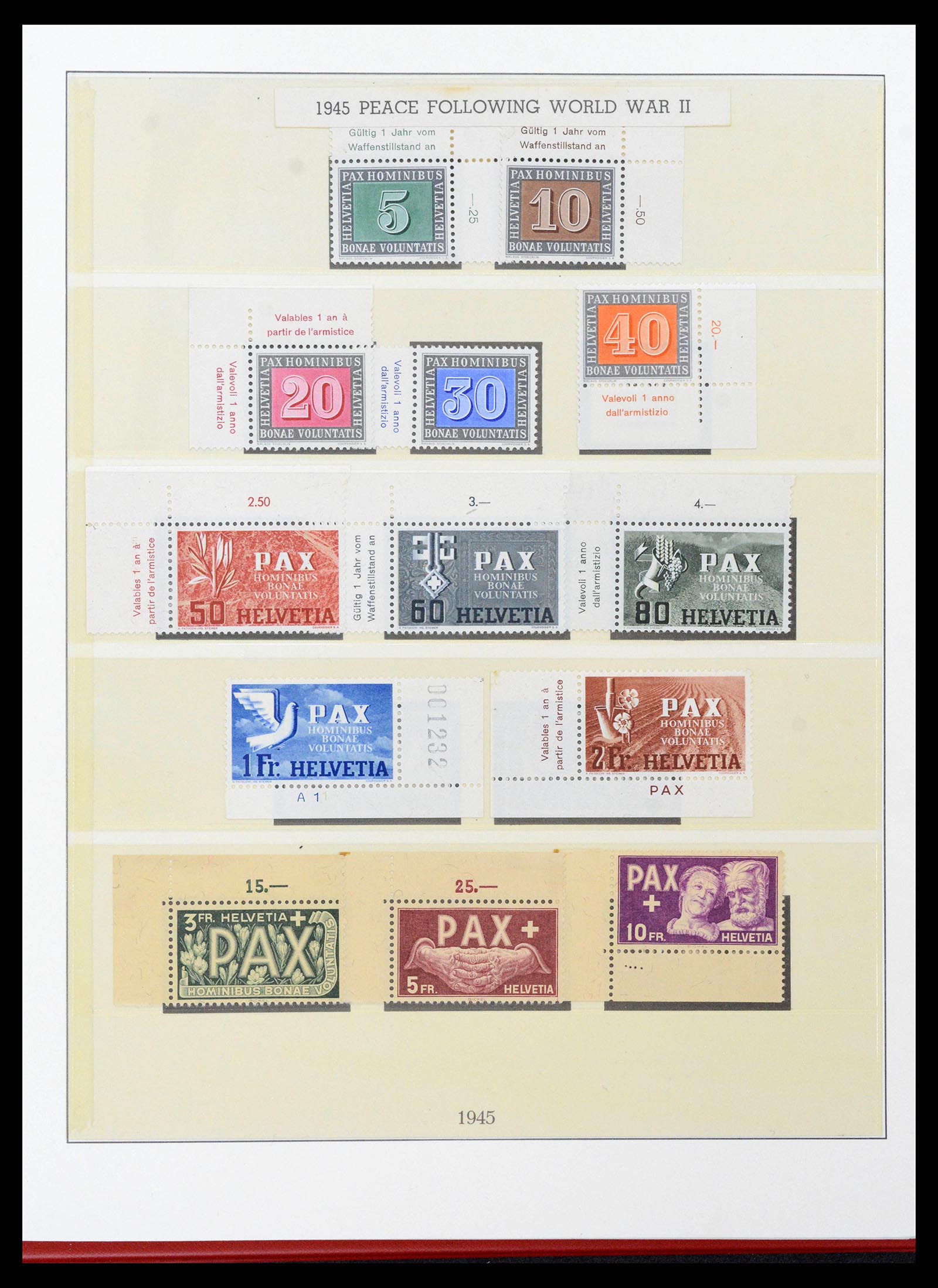 38905 0058 - Stamp collection 38905 Switzerland 1850-1995.