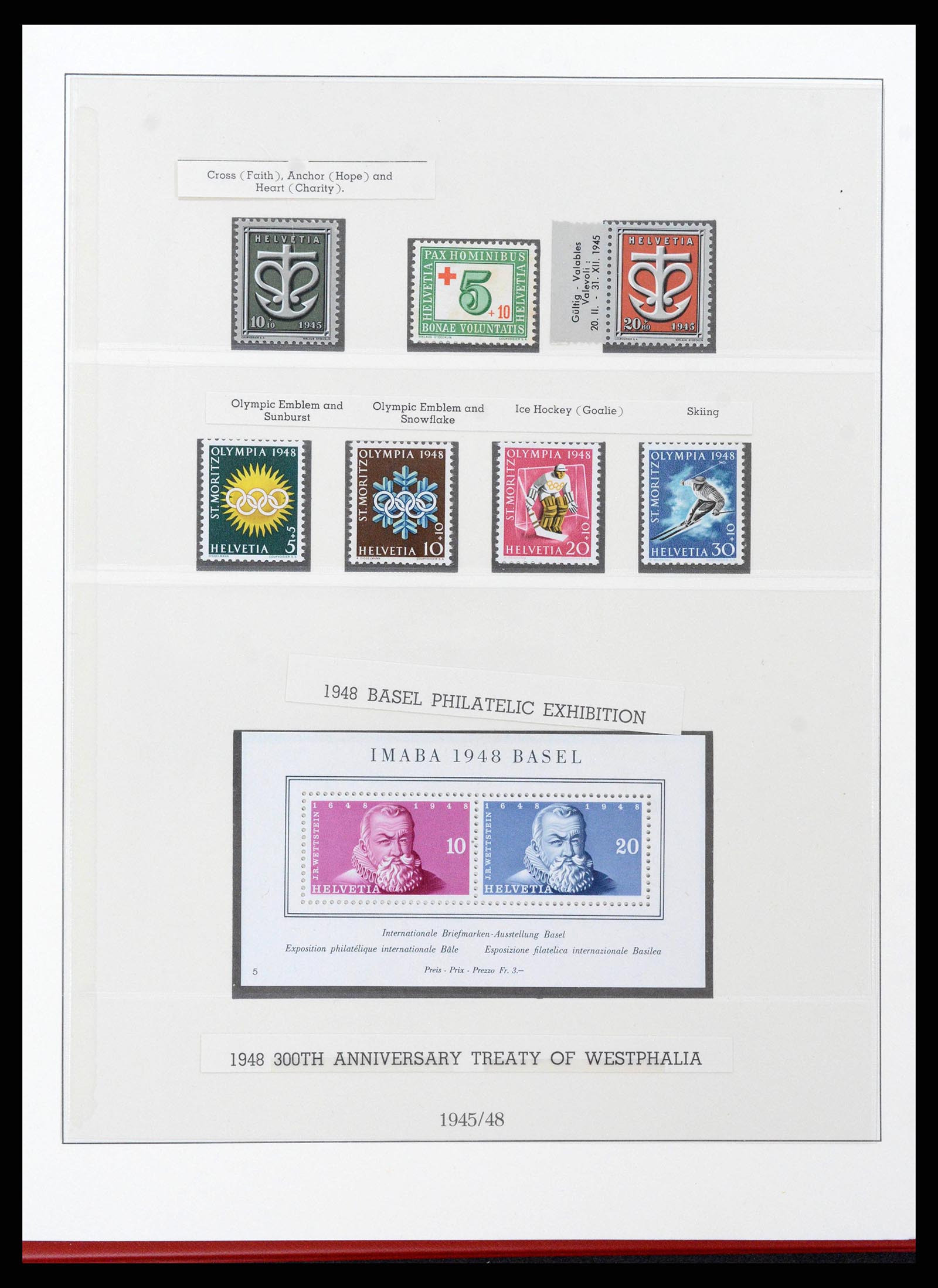 38905 0059 - Stamp collection 38905 Switzerland 1850-1995.