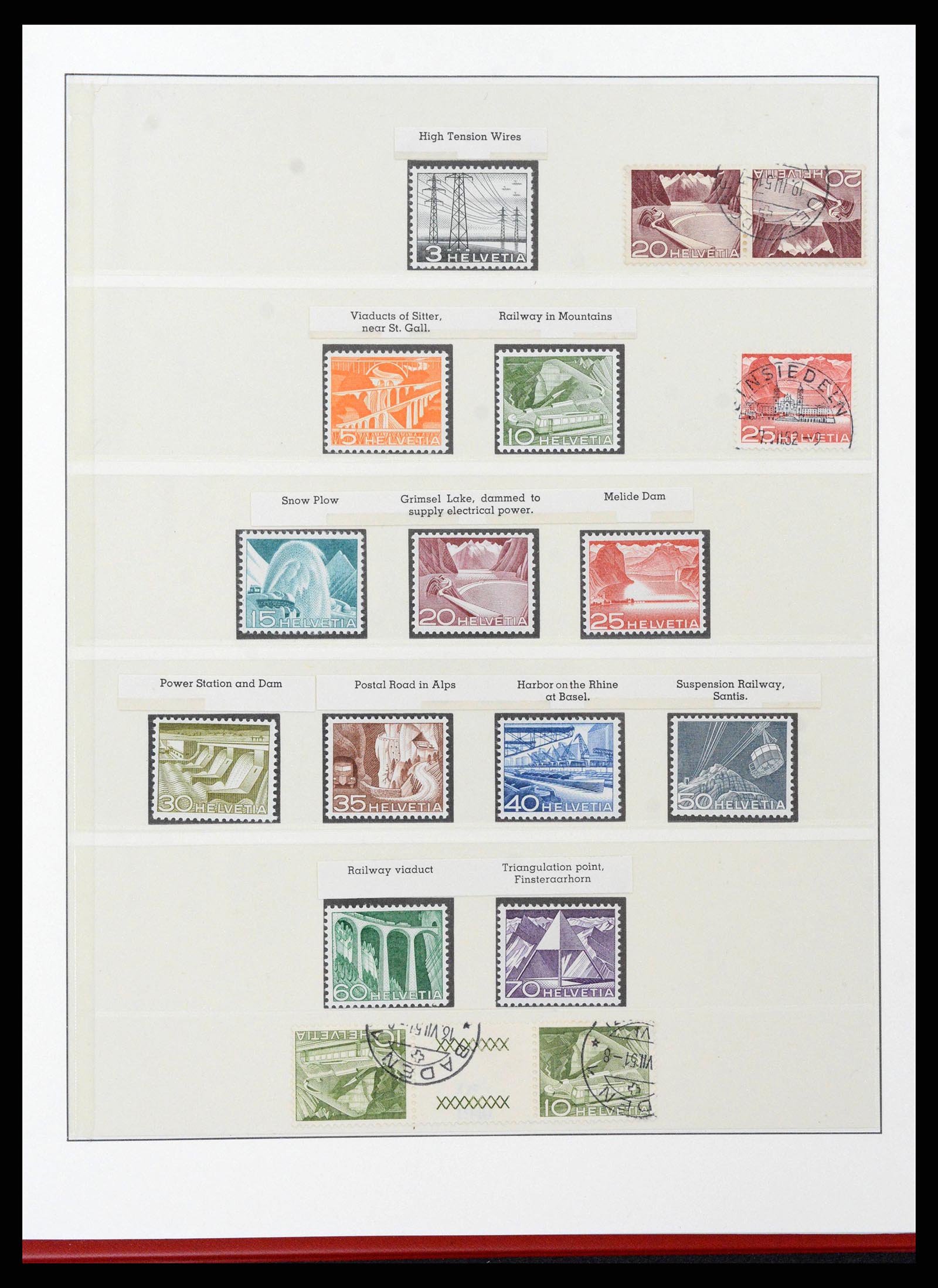 38905 0063 - Stamp collection 38905 Switzerland 1850-1995.