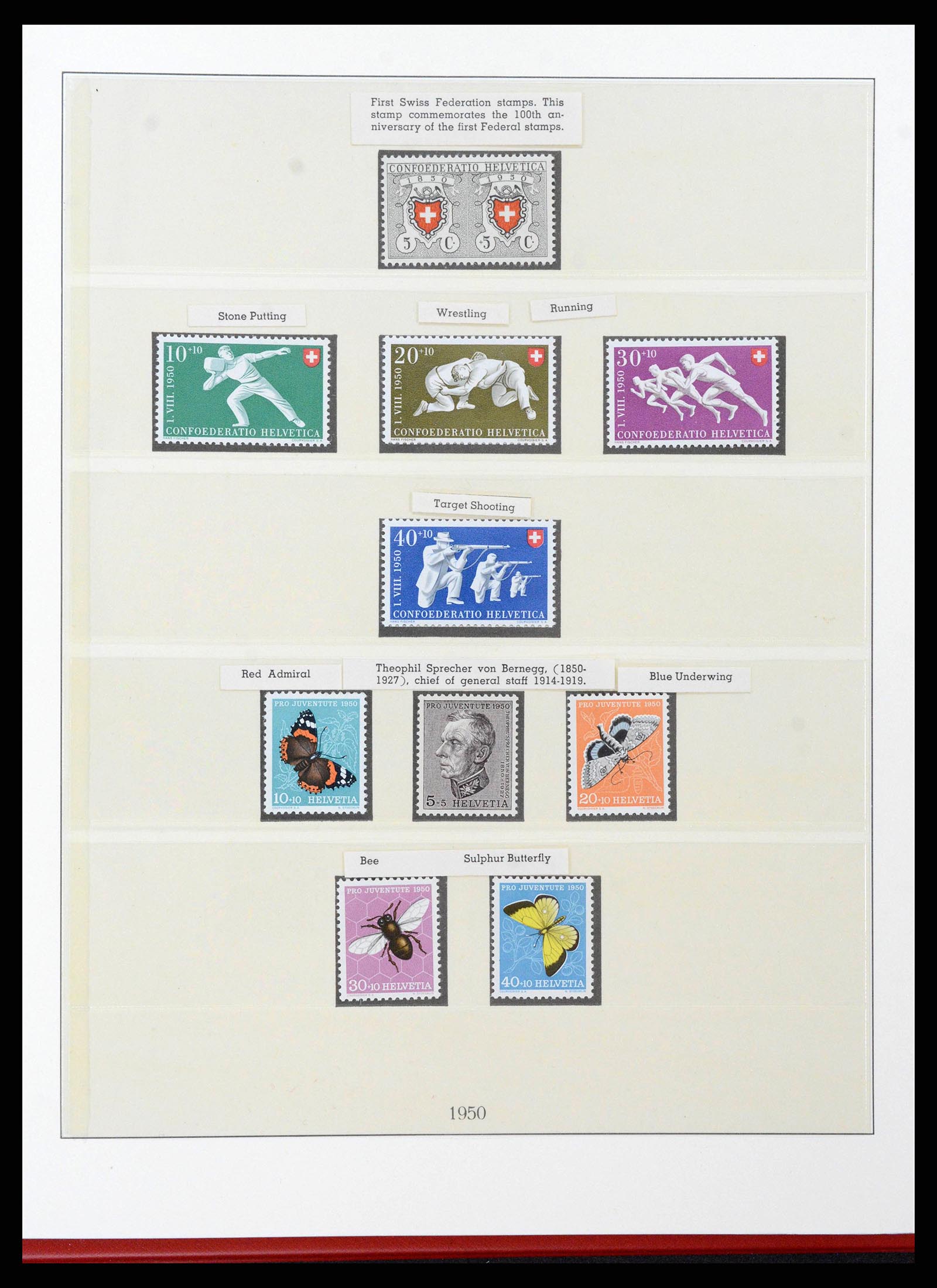 38905 0064 - Stamp collection 38905 Switzerland 1850-1995.