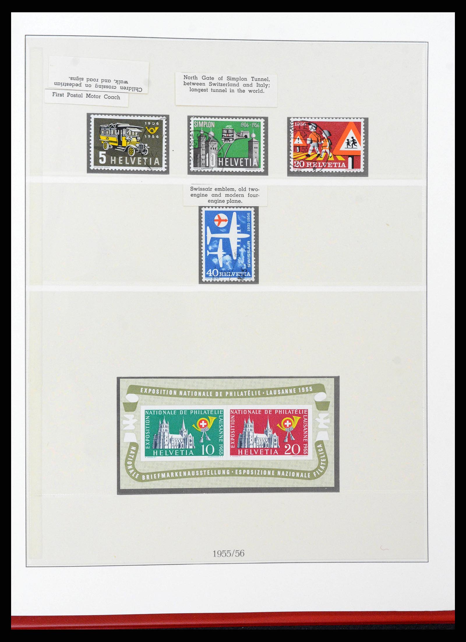 38905 0074 - Stamp collection 38905 Switzerland 1850-1995.