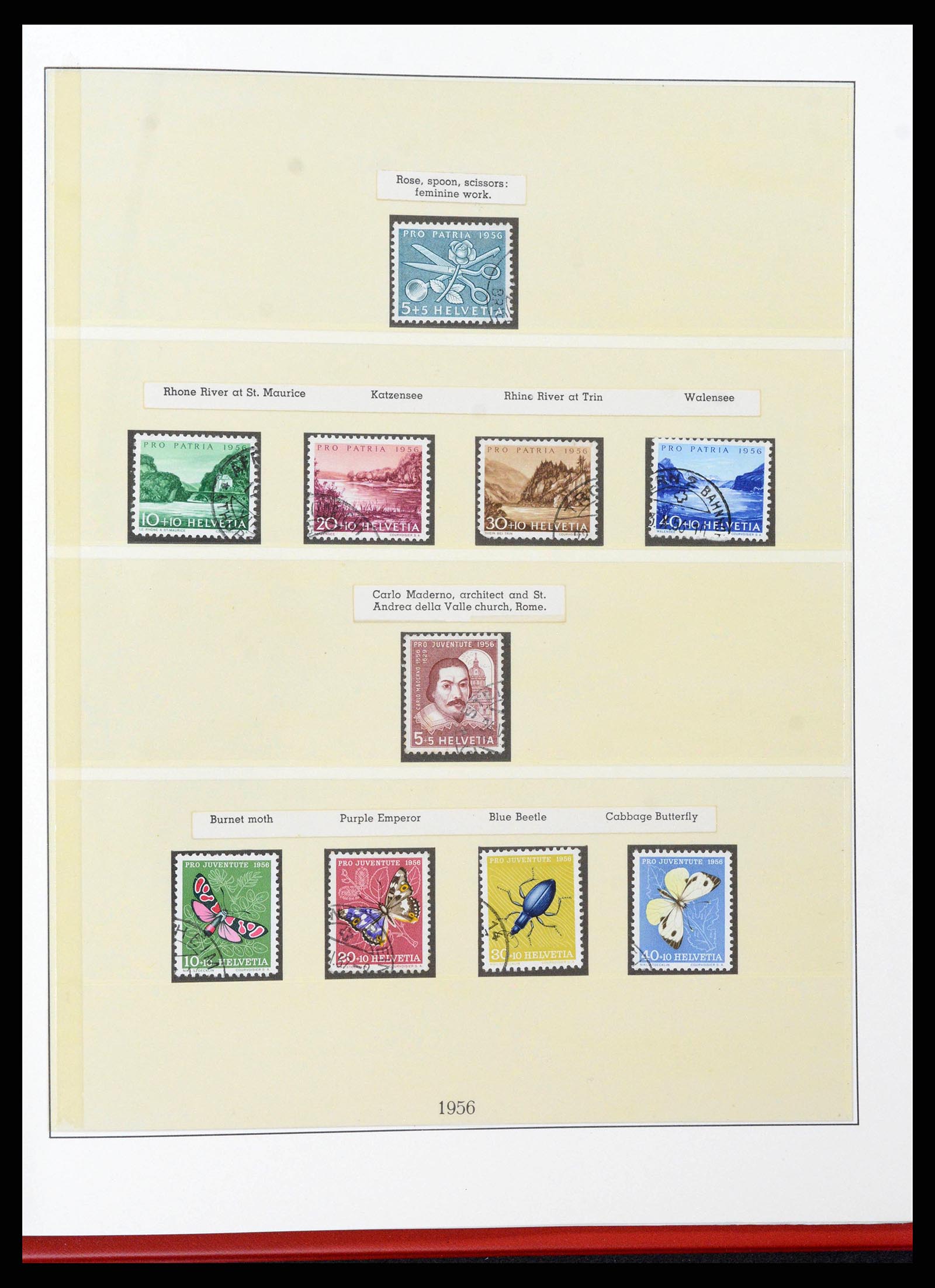 38905 0075 - Stamp collection 38905 Switzerland 1850-1995.