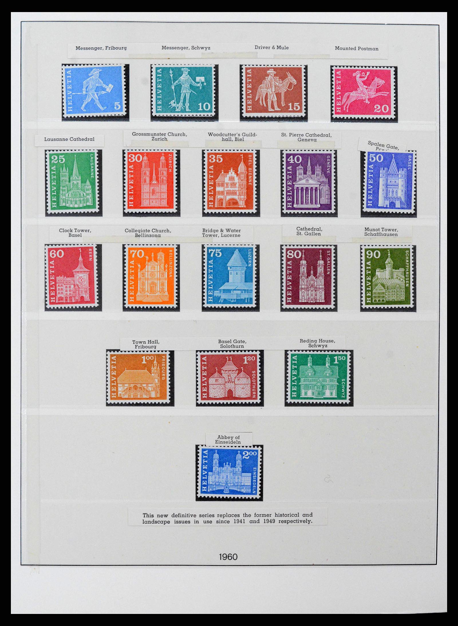 38905 0081 - Stamp collection 38905 Switzerland 1850-1995.