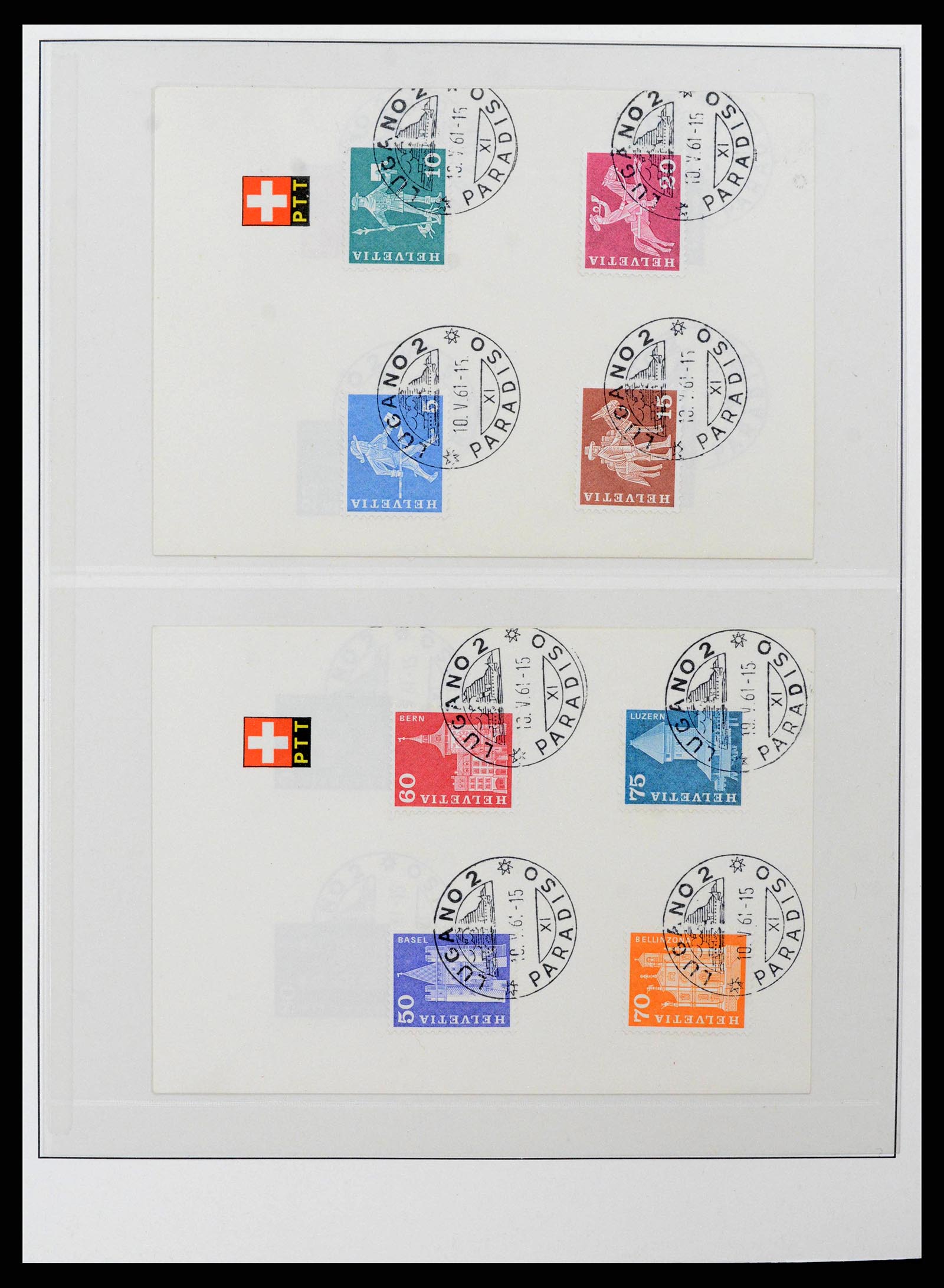 38905 0082 - Stamp collection 38905 Switzerland 1850-1995.