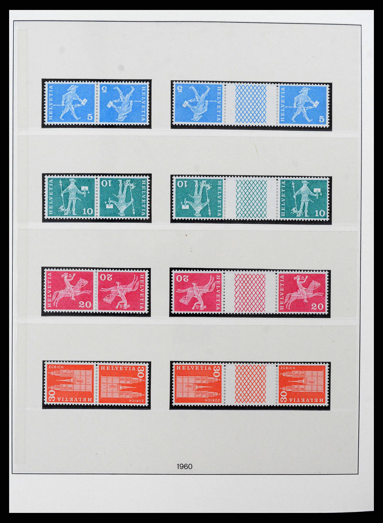 38905 0085 - Stamp collection 38905 Switzerland 1850-1995.
