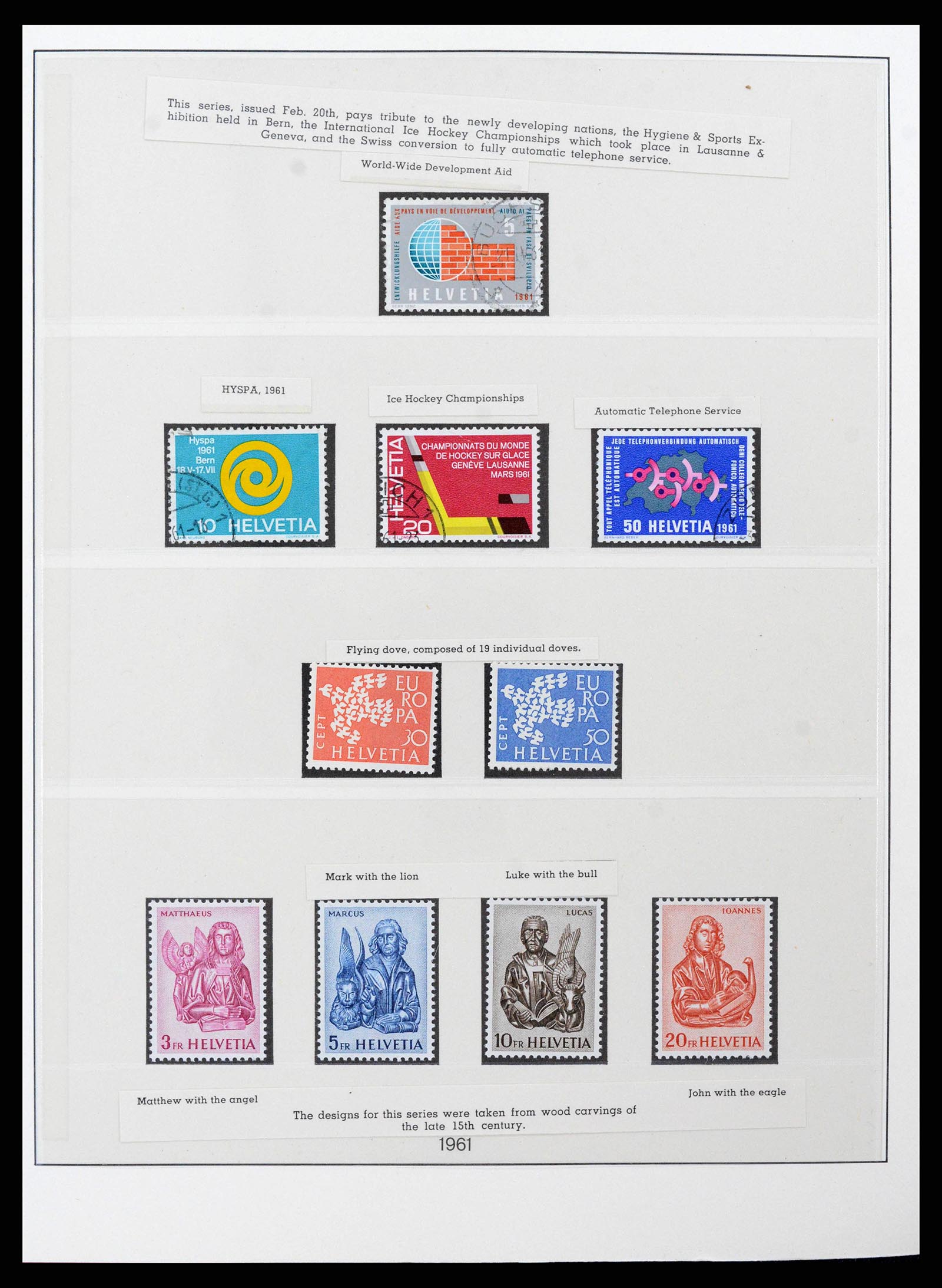 38905 0087 - Stamp collection 38905 Switzerland 1850-1995.