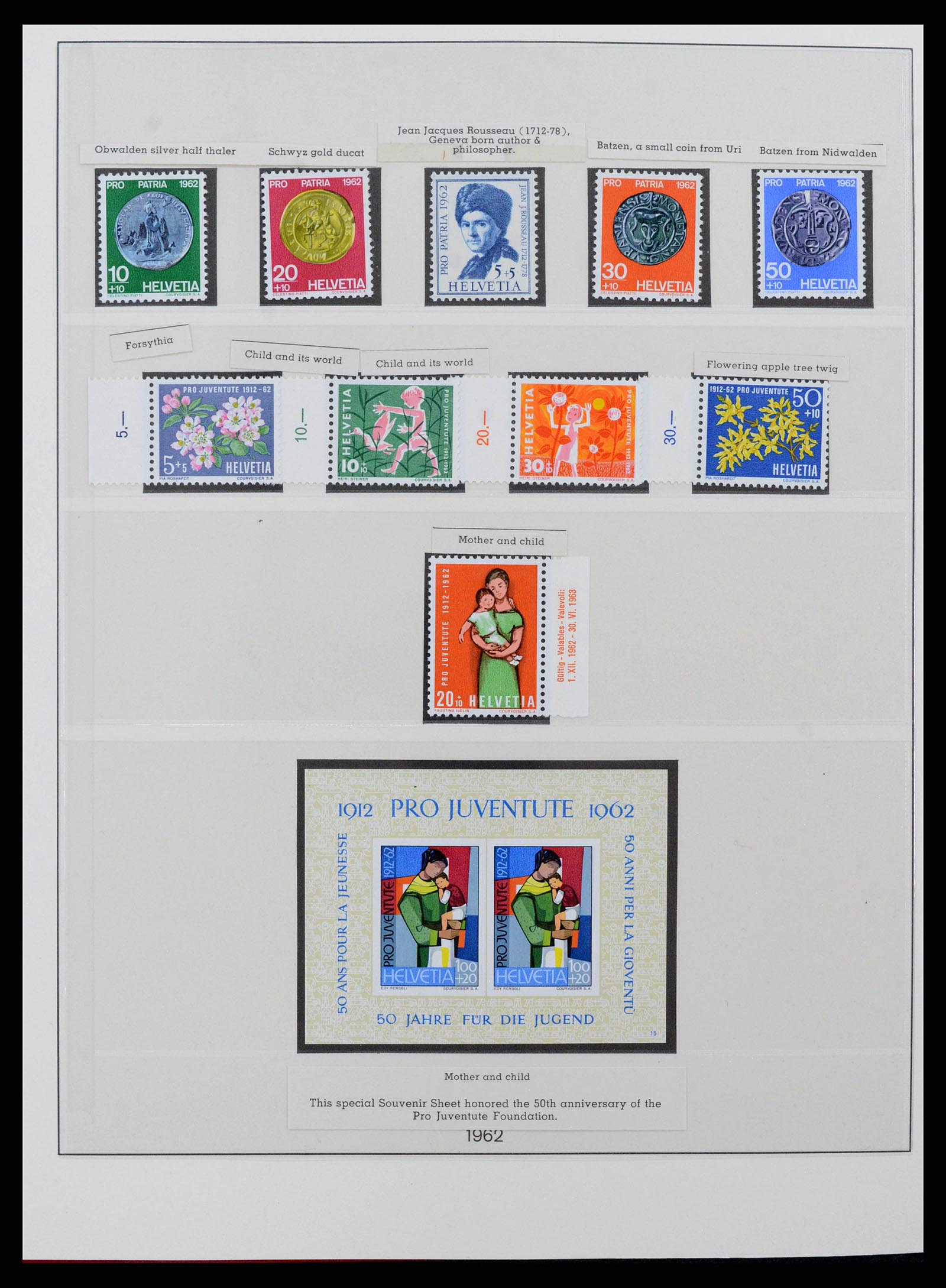 38905 0090 - Stamp collection 38905 Switzerland 1850-1995.