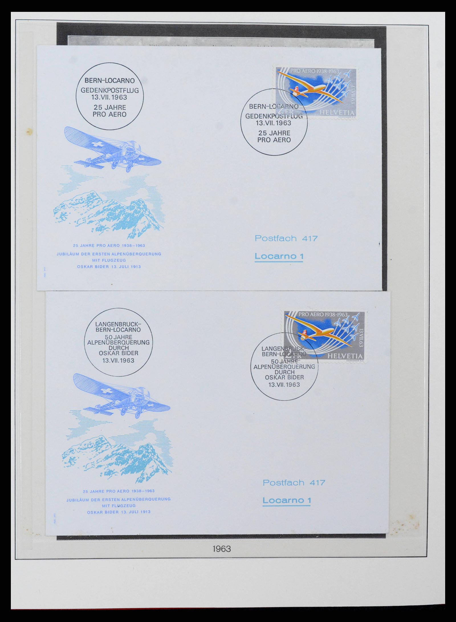 38905 0091 - Stamp collection 38905 Switzerland 1850-1995.