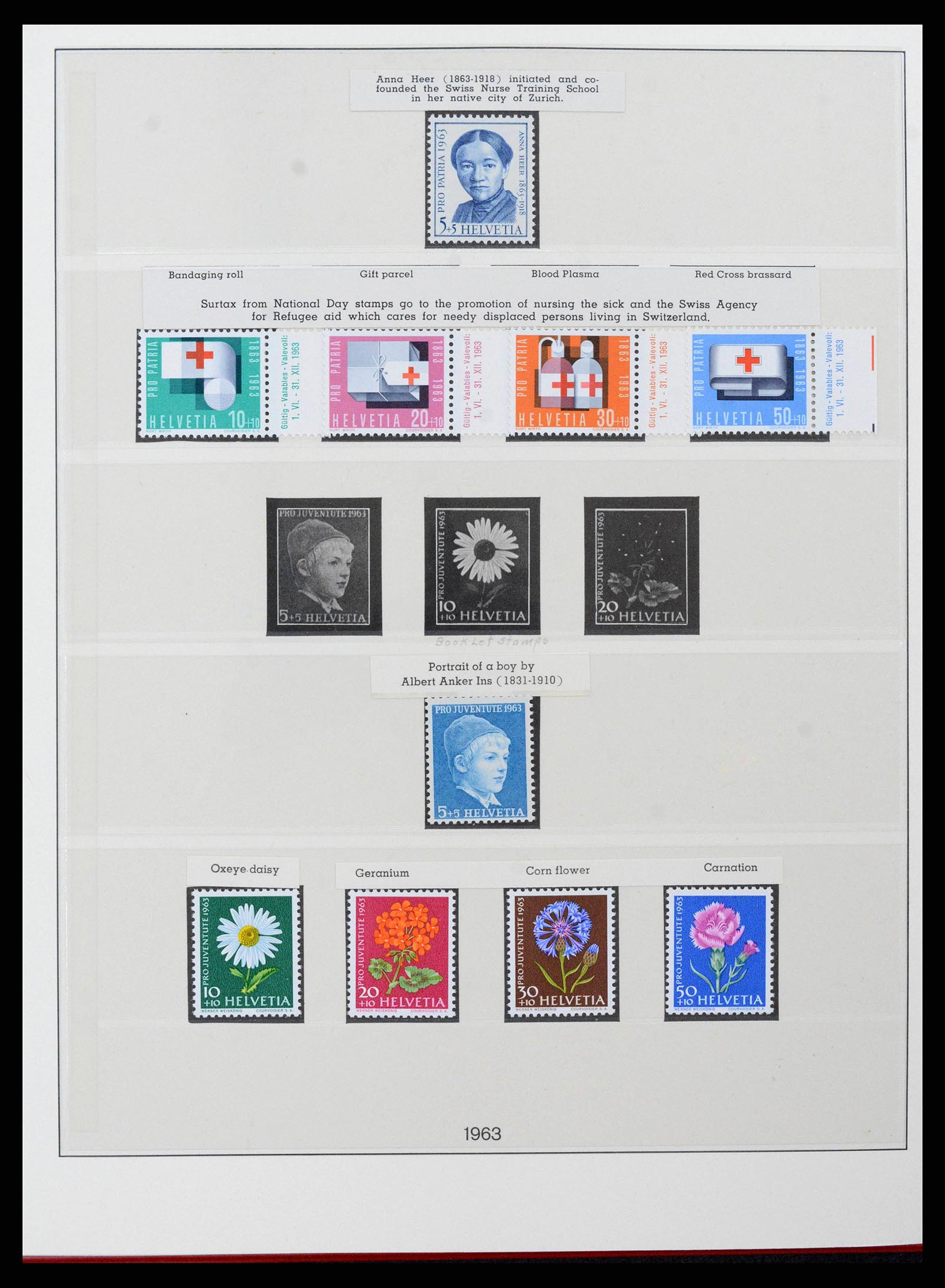 38905 0094 - Stamp collection 38905 Switzerland 1850-1995.