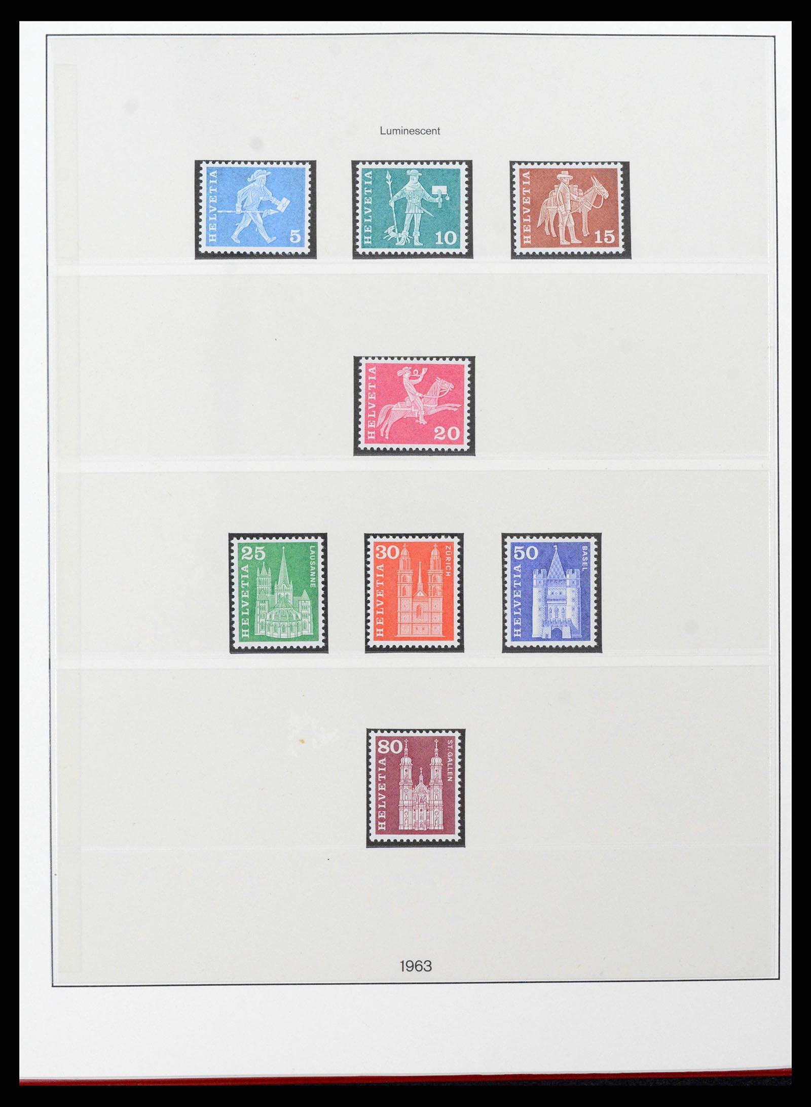 38905 0095 - Stamp collection 38905 Switzerland 1850-1995.