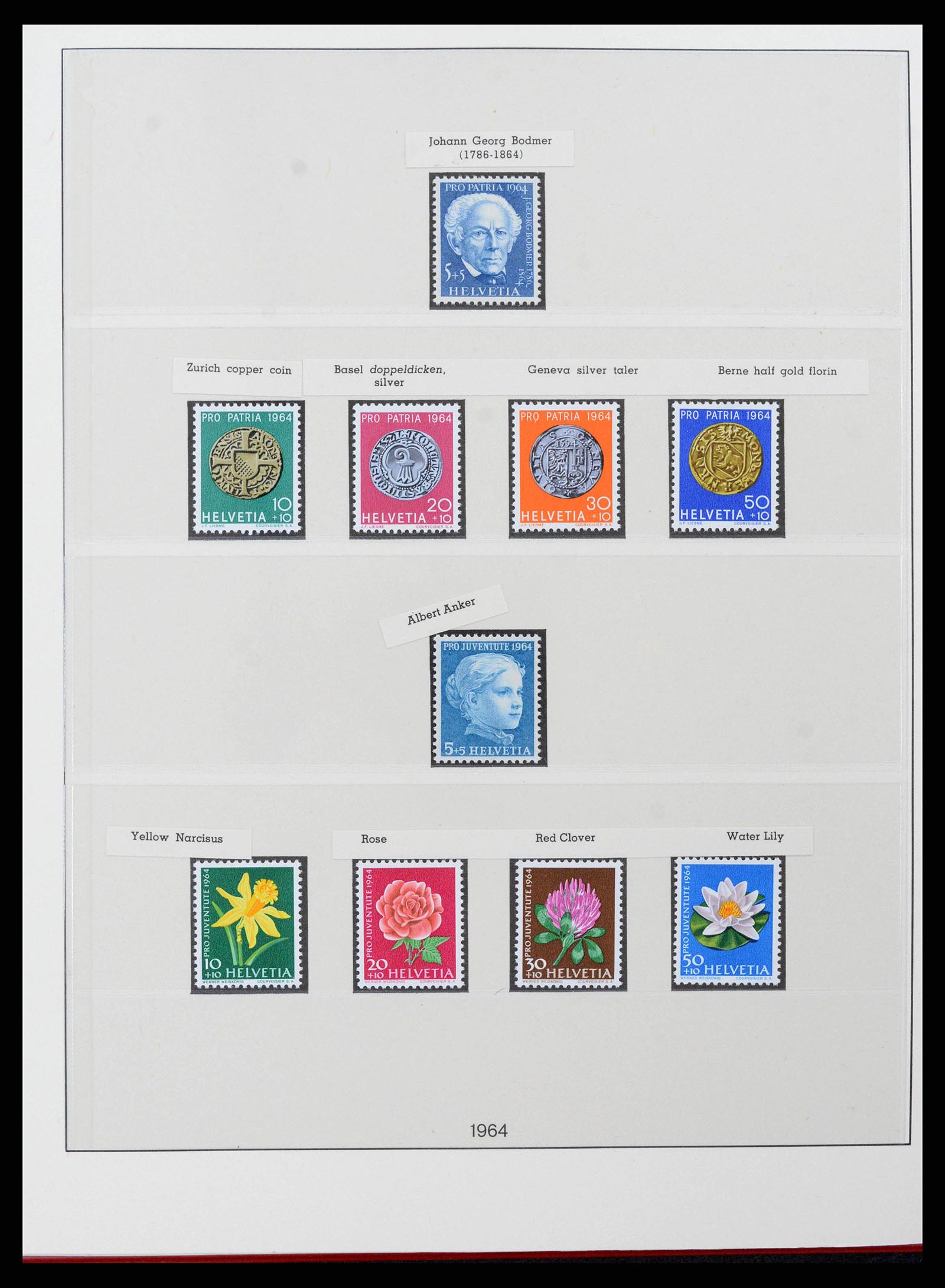 38905 0097 - Stamp collection 38905 Switzerland 1850-1995.