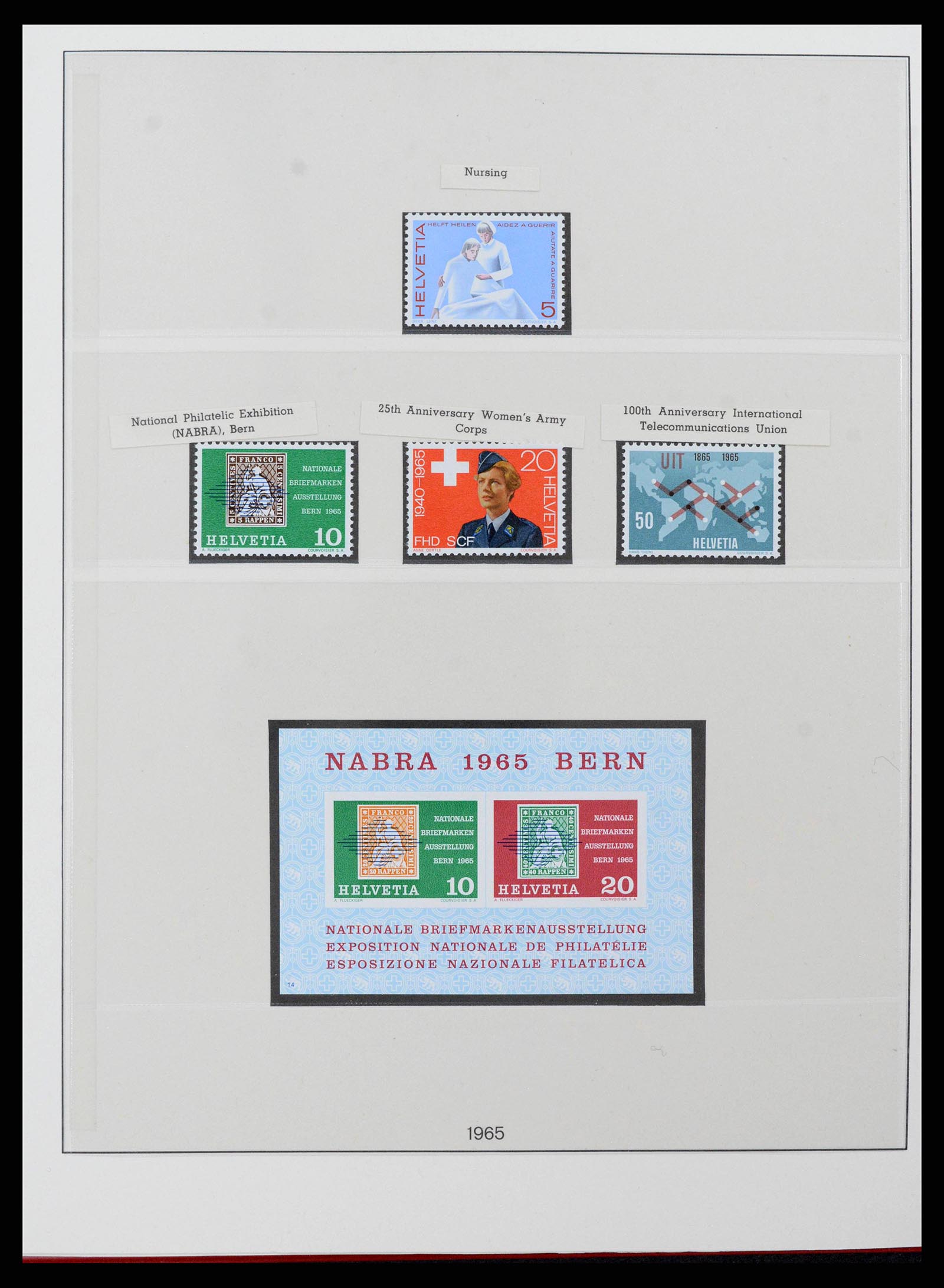38905 0098 - Stamp collection 38905 Switzerland 1850-1995.