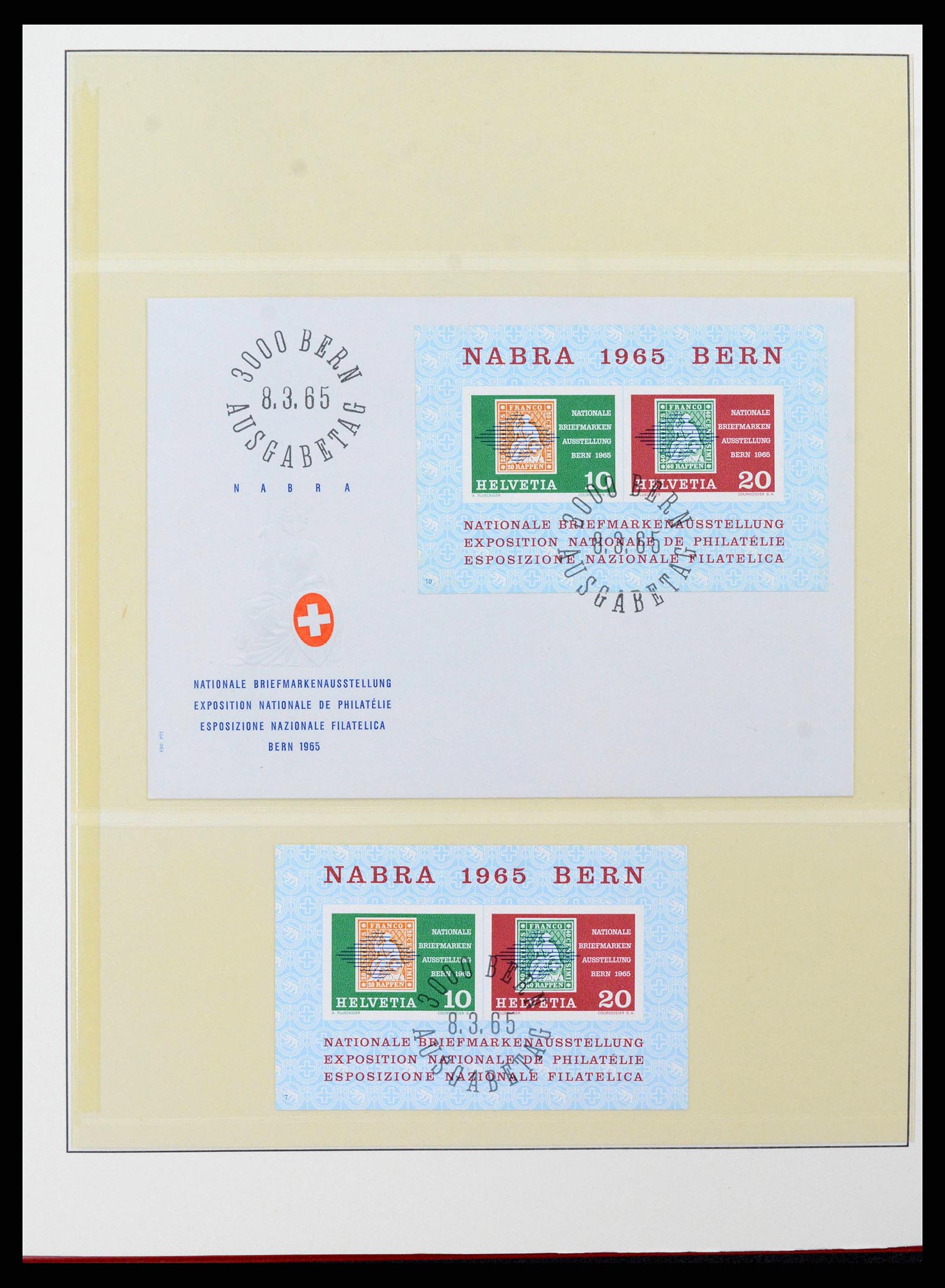 38905 0099 - Stamp collection 38905 Switzerland 1850-1995.