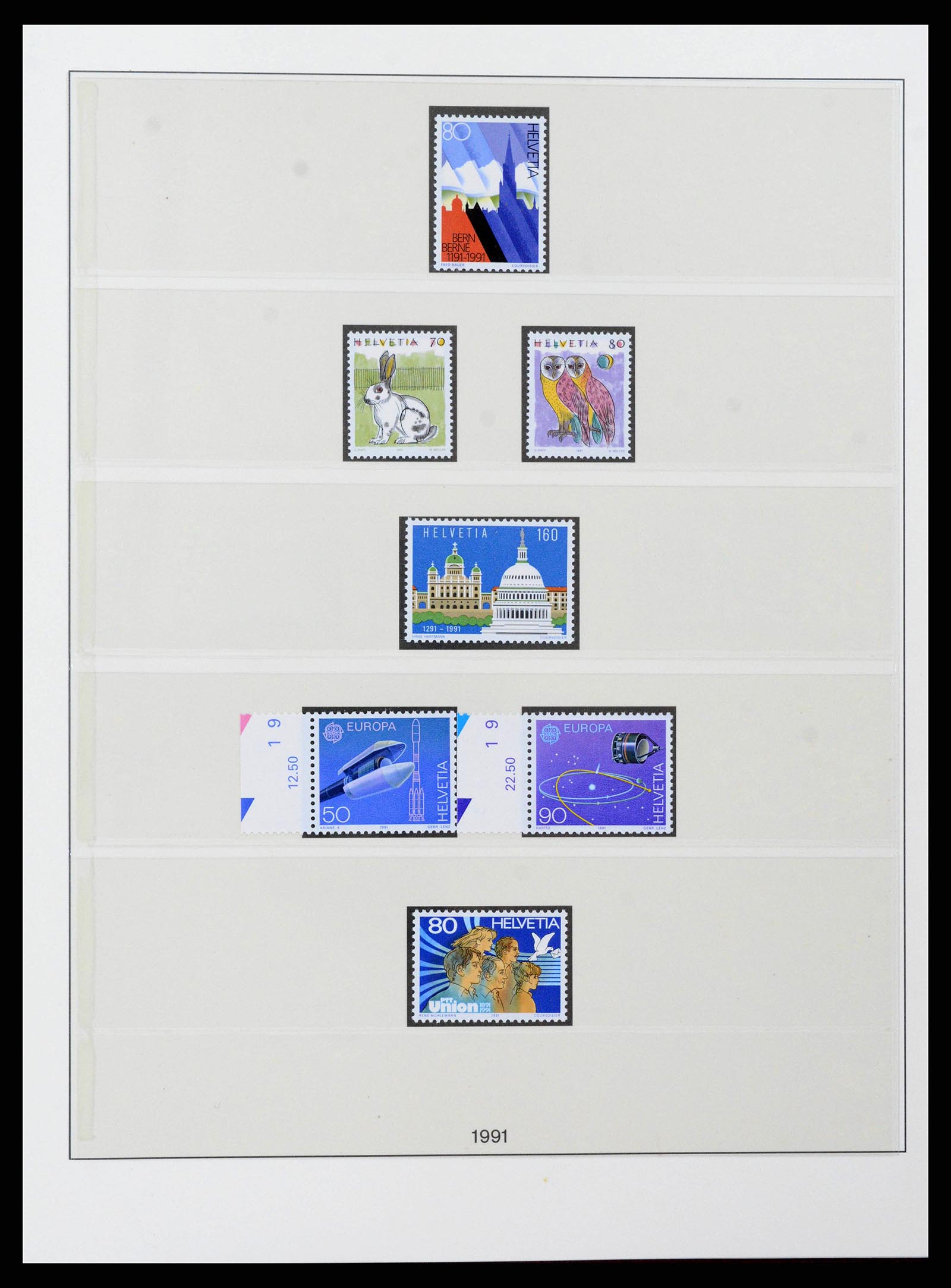 38905 0169 - Stamp collection 38905 Switzerland 1850-1995.