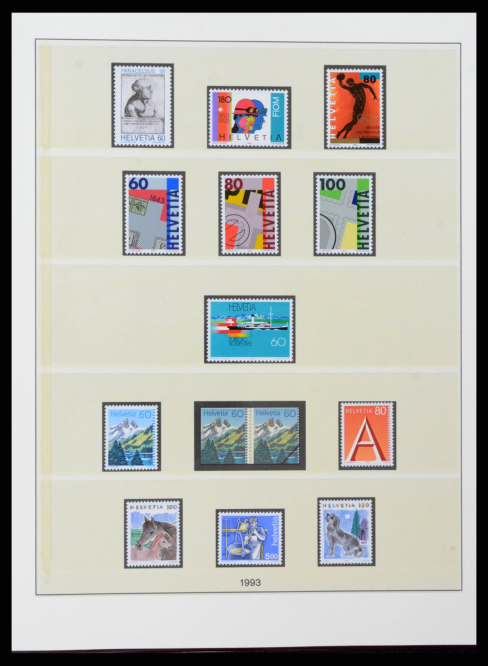 38905 0175 - Stamp collection 38905 Switzerland 1850-1995.