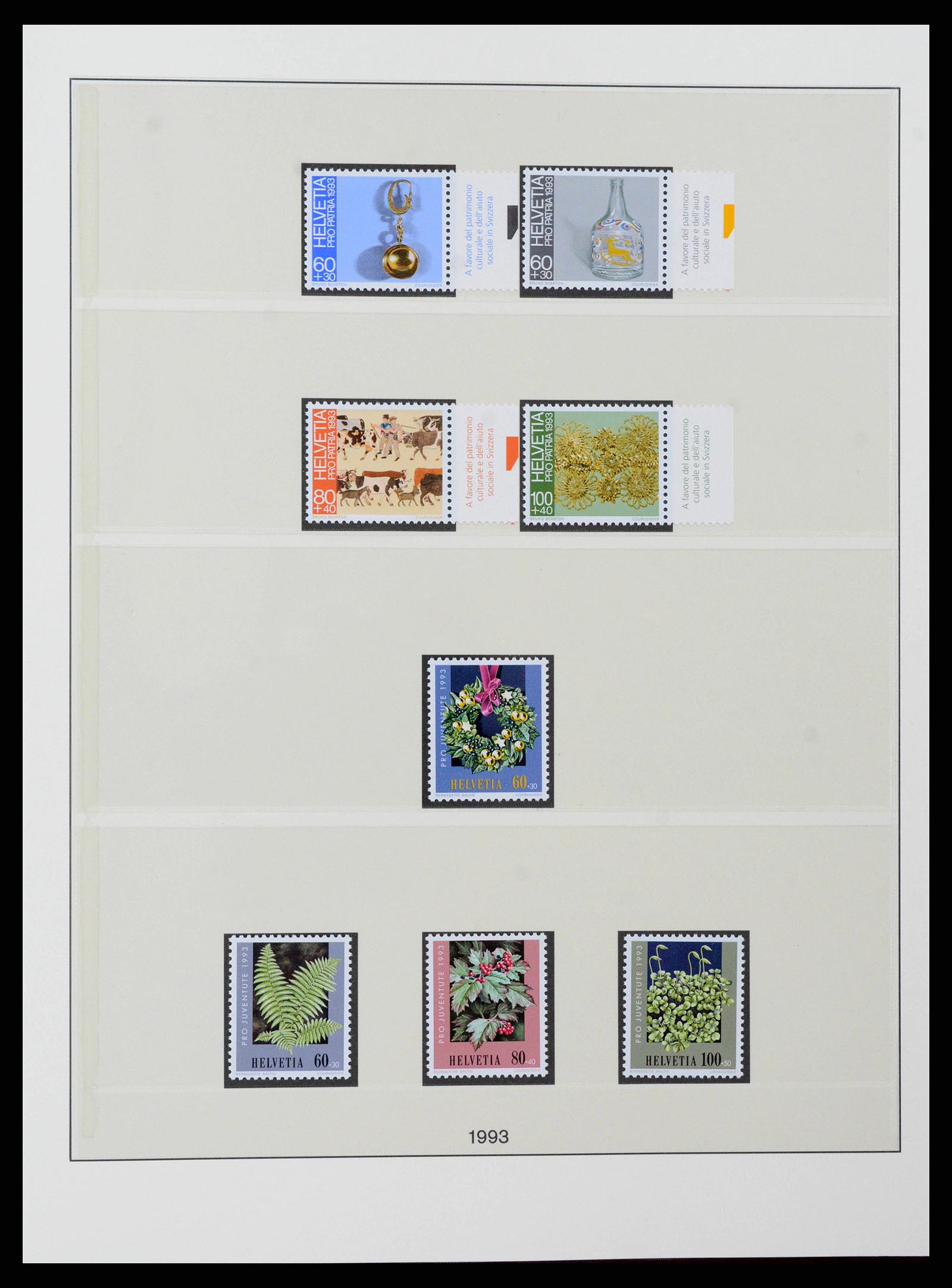 38905 0177 - Stamp collection 38905 Switzerland 1850-1995.