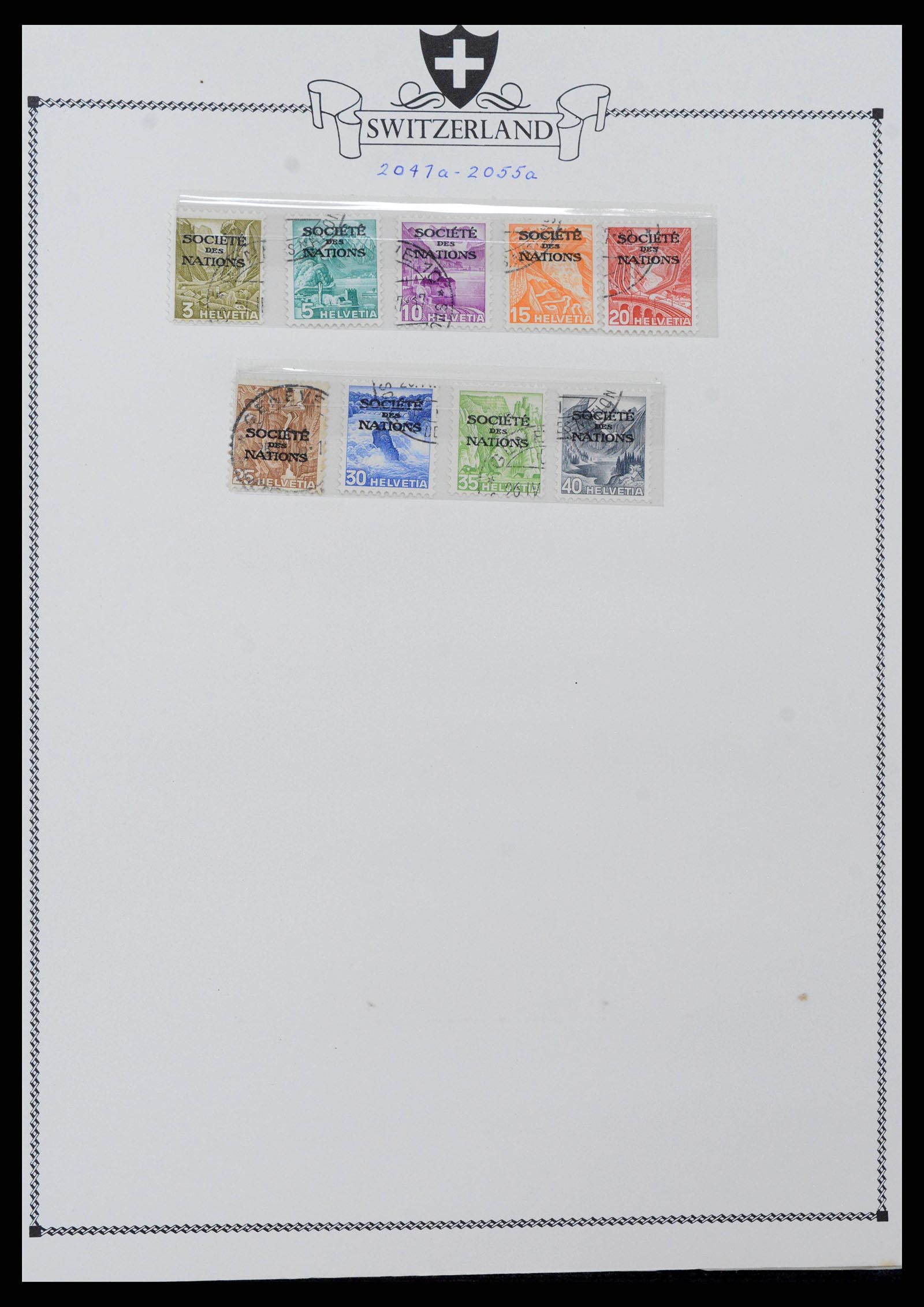 38905 0188 - Stamp collection 38905 Switzerland 1850-1995.