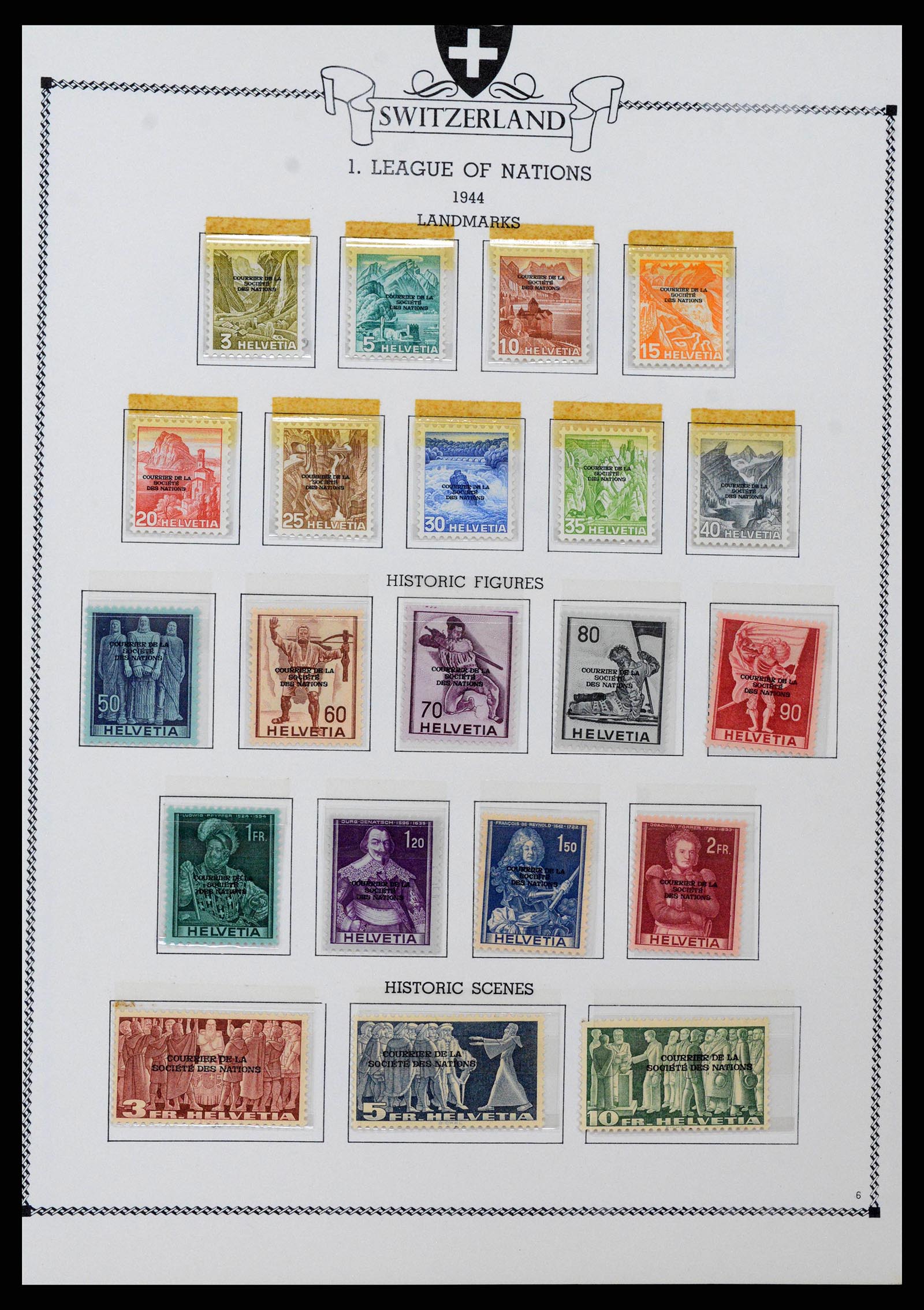 38905 0190 - Stamp collection 38905 Switzerland 1850-1995.