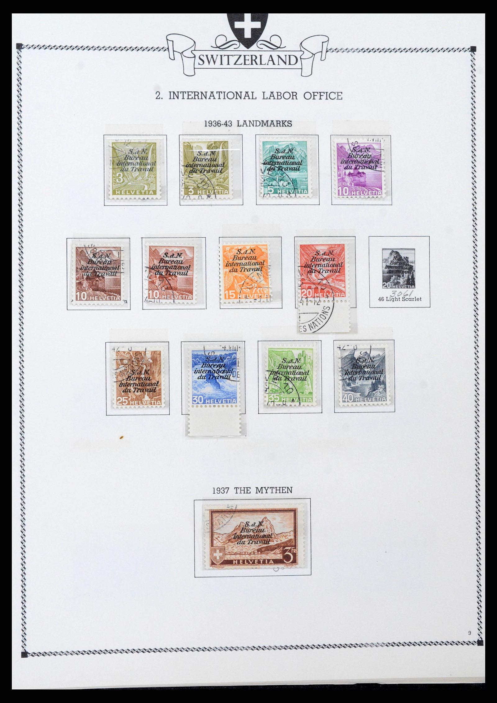 38905 0193 - Stamp collection 38905 Switzerland 1850-1995.