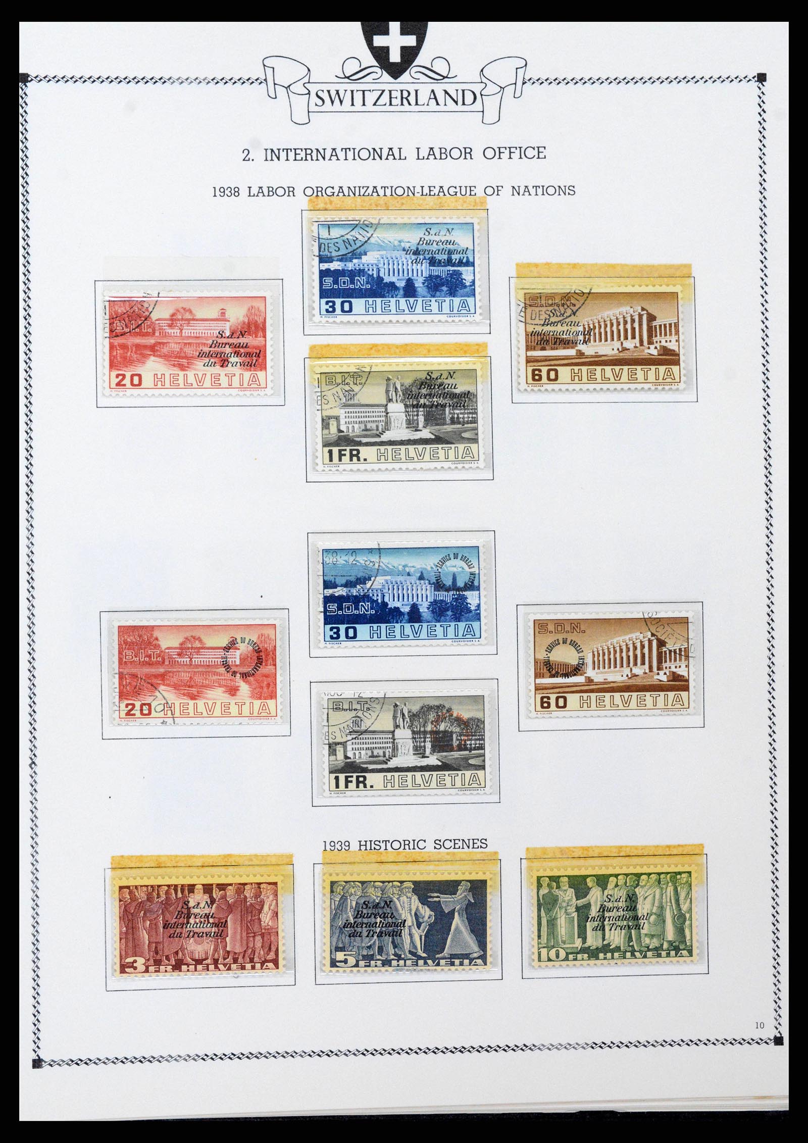38905 0194 - Stamp collection 38905 Switzerland 1850-1995.