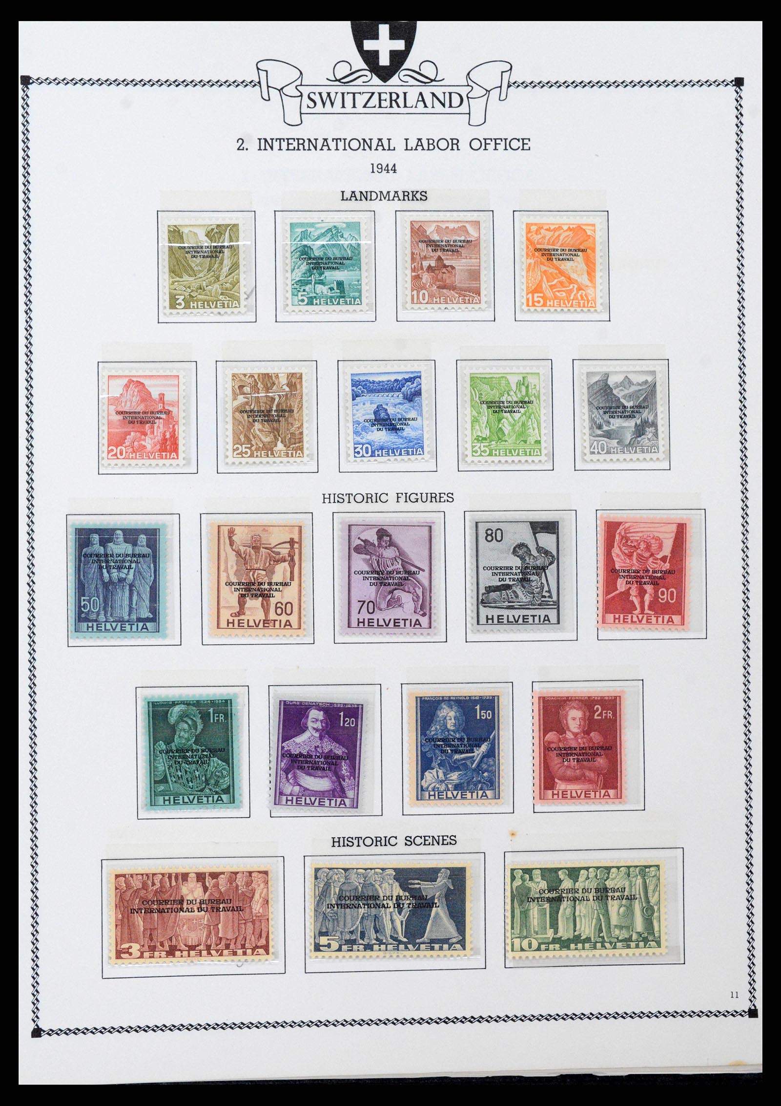 38905 0195 - Stamp collection 38905 Switzerland 1850-1995.