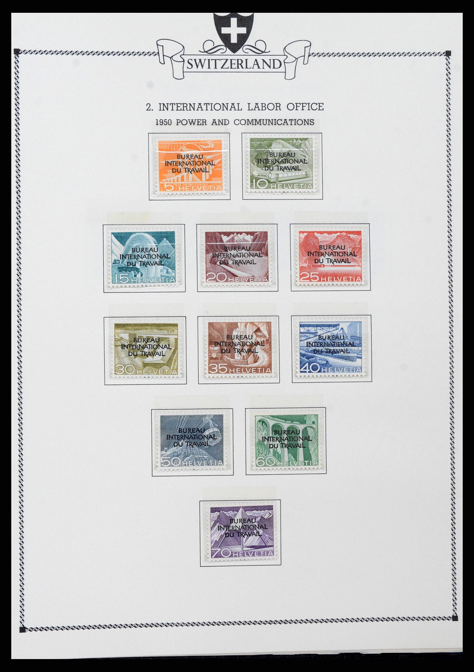 38905 0196 - Stamp collection 38905 Switzerland 1850-1995.